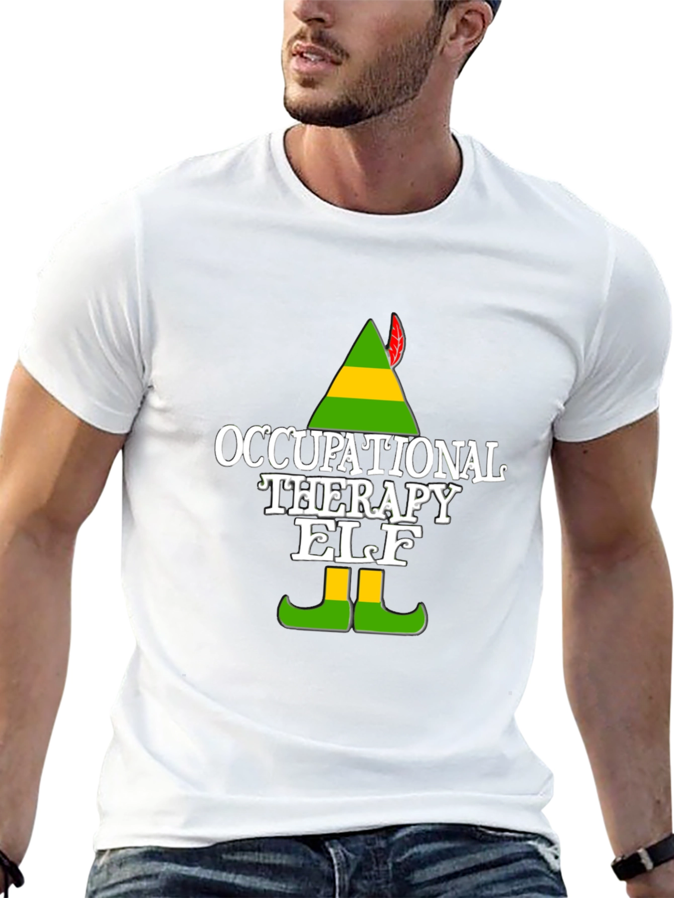 Occupational Therapy Elf T-Shirt - Holiday Cheer!