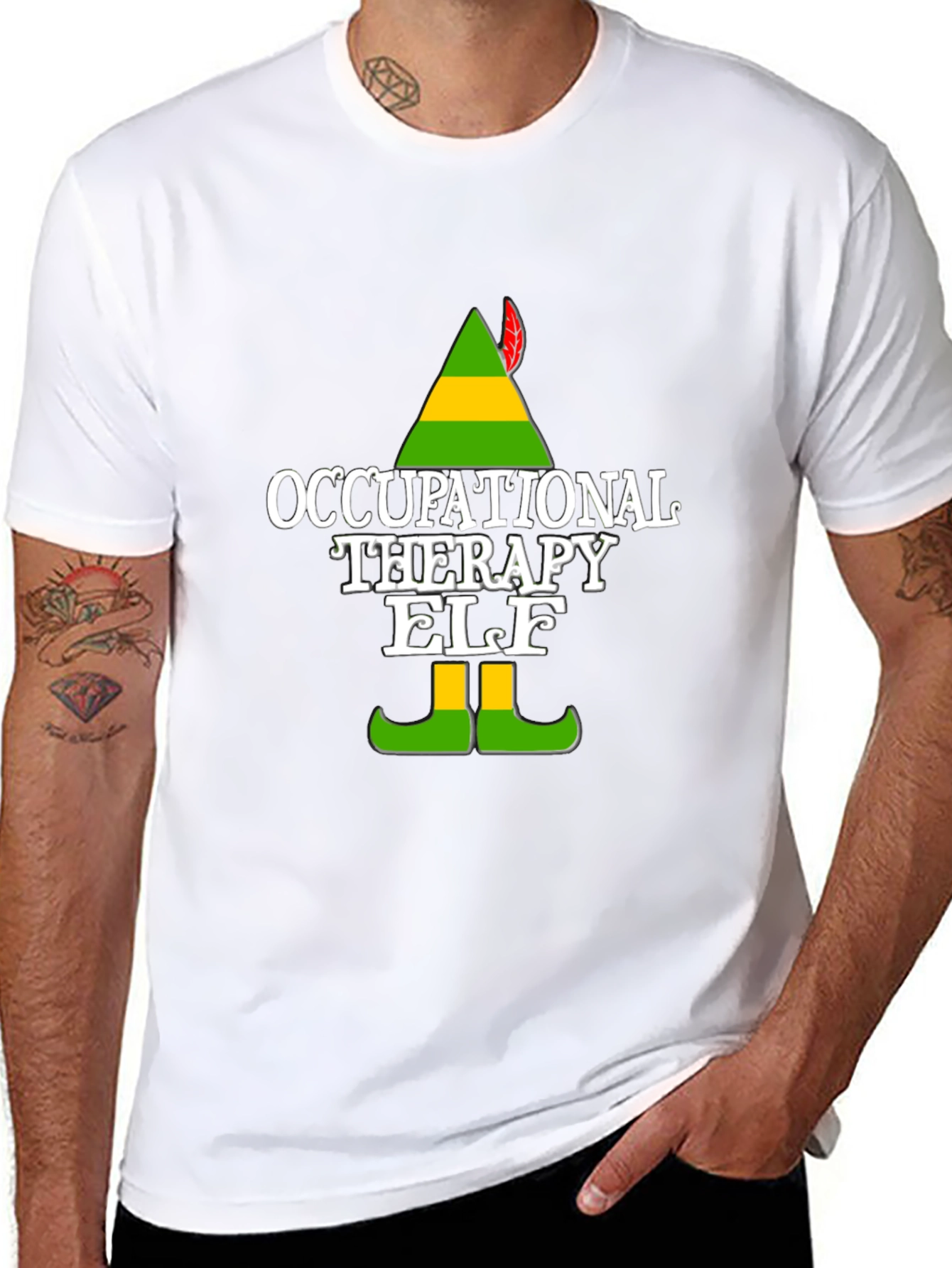 Occupational Therapy Elf T-Shirt - Holiday Cheer!
