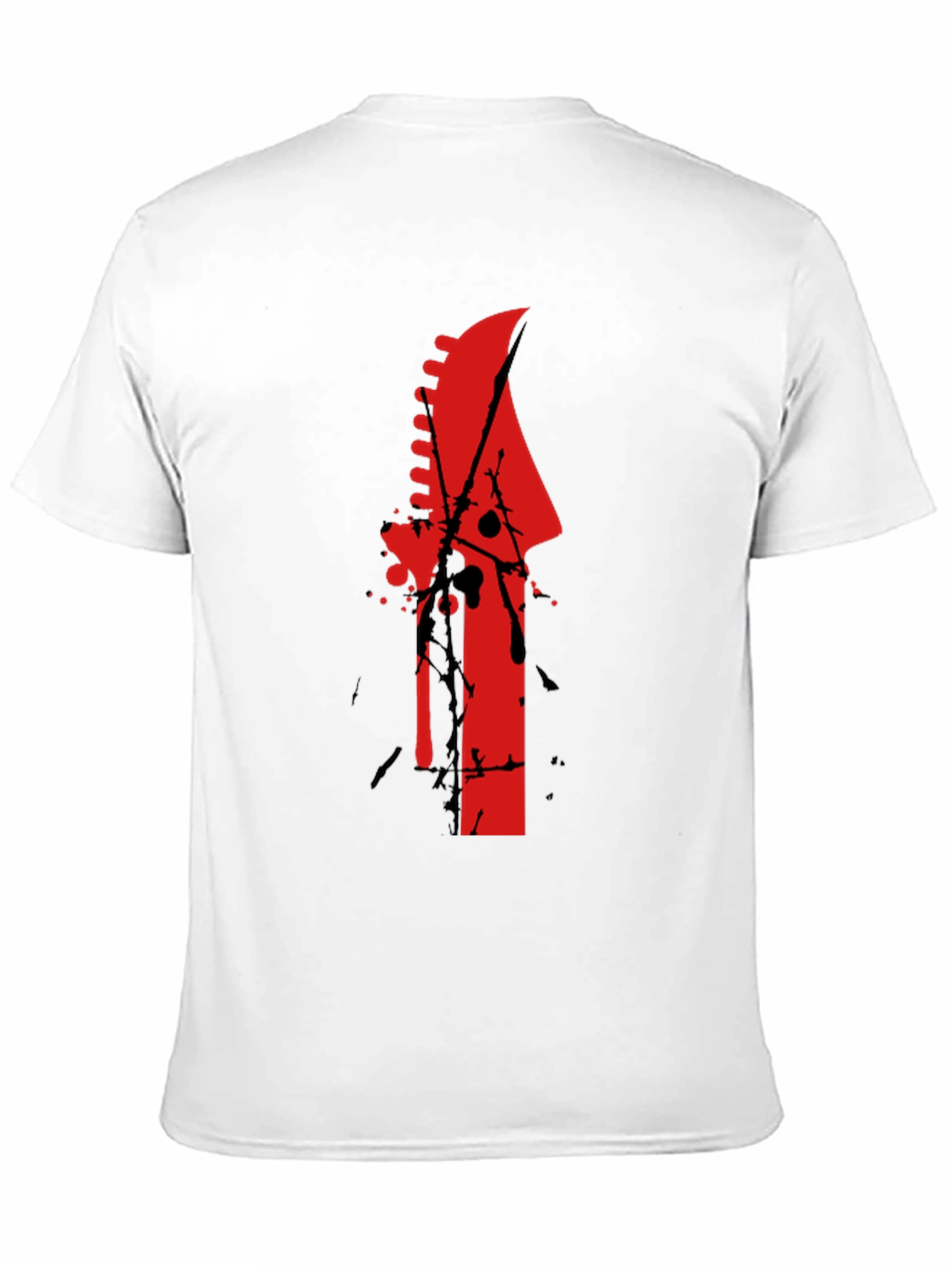 Edgy Guitar Headstock T-Shirt