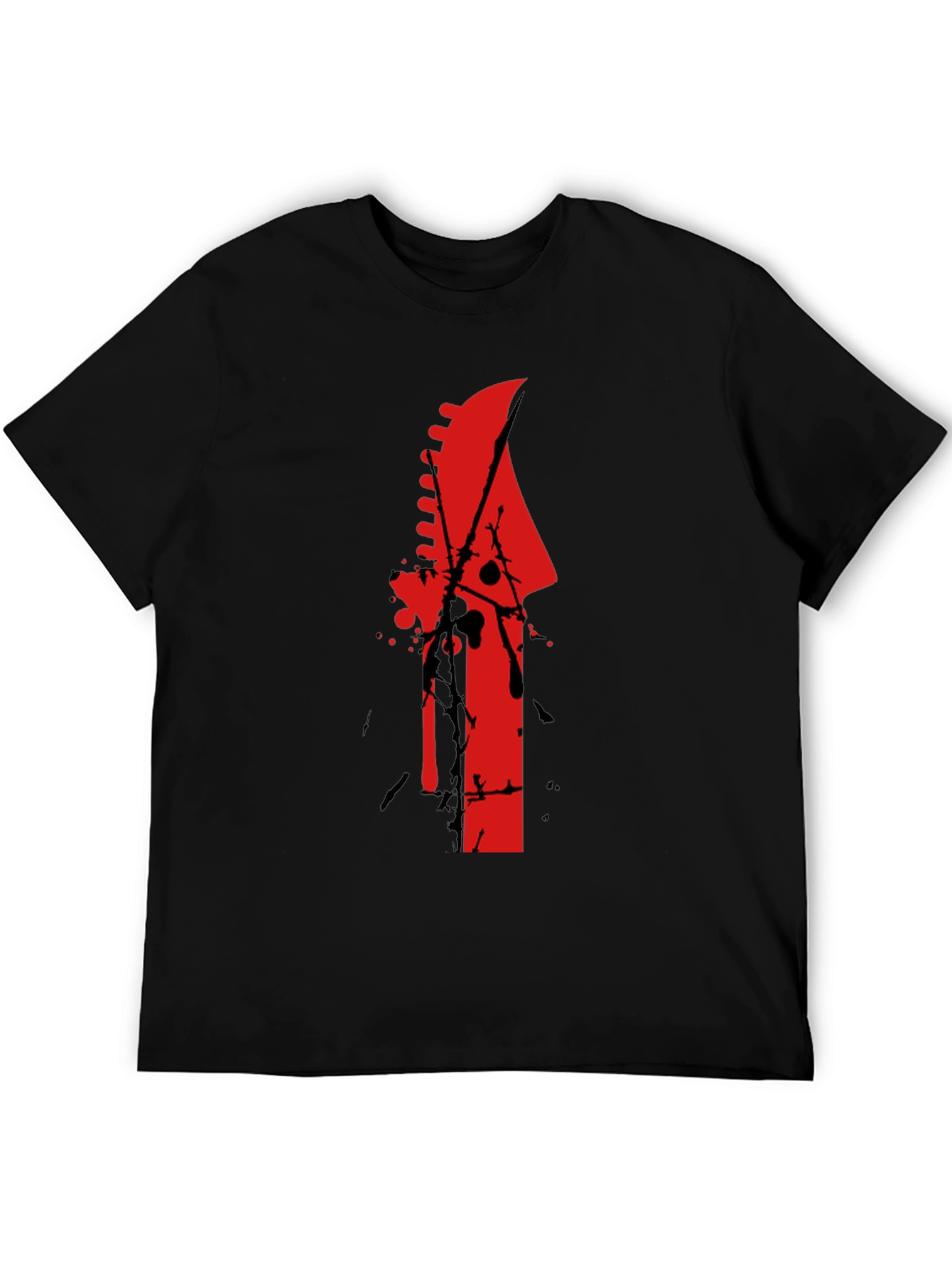Edgy Guitar Headstock T-Shirt