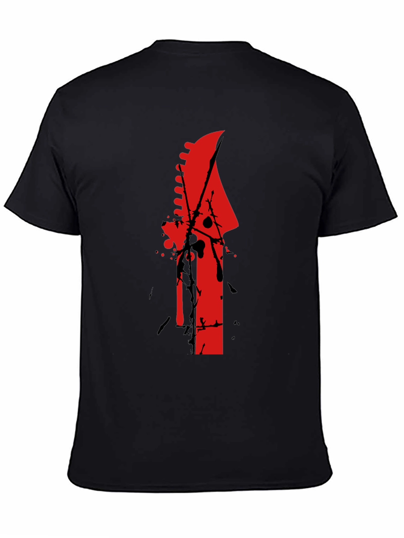 Edgy Guitar Headstock T-Shirt