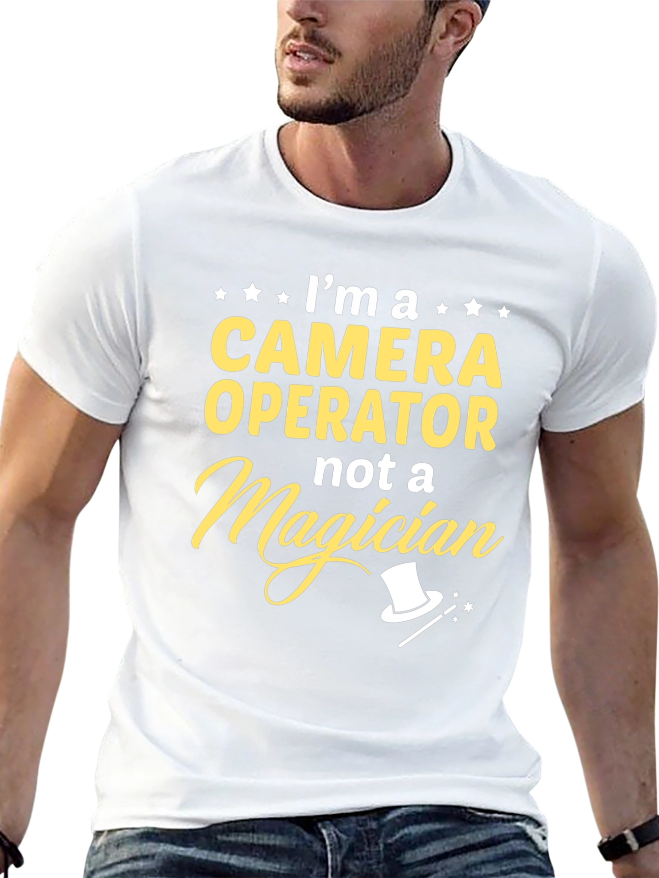 Camera Operator Not a Magician Graphic Tee
