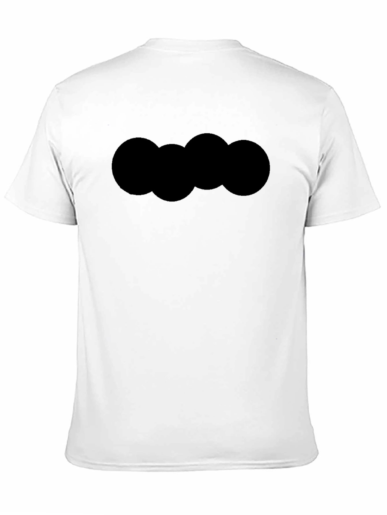 Black Graphic Tee - Cloud Design