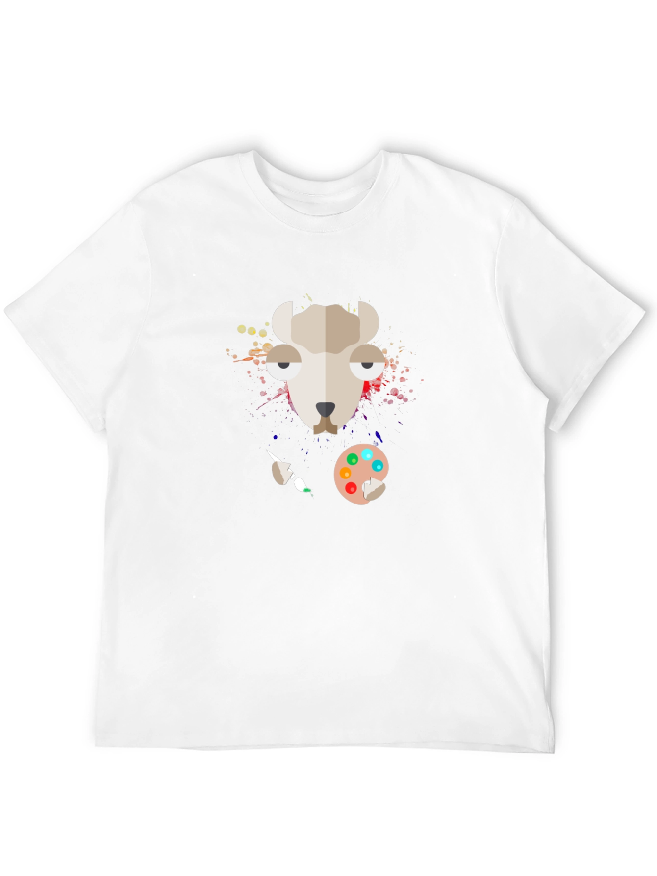 Artist Sheep Graphic Tee - Unique & Stylish