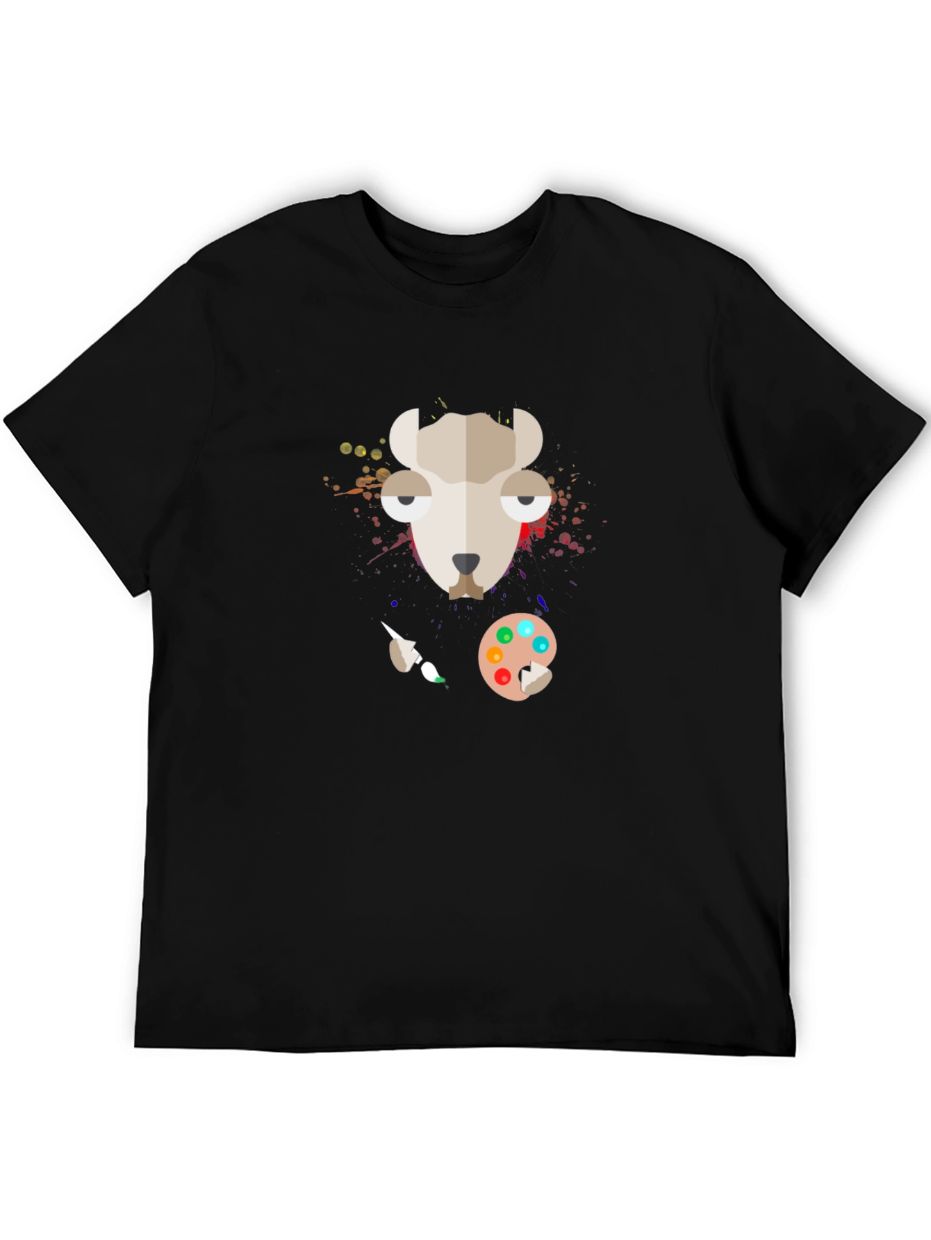 Artist Sheep Graphic Tee - Unique & Stylish