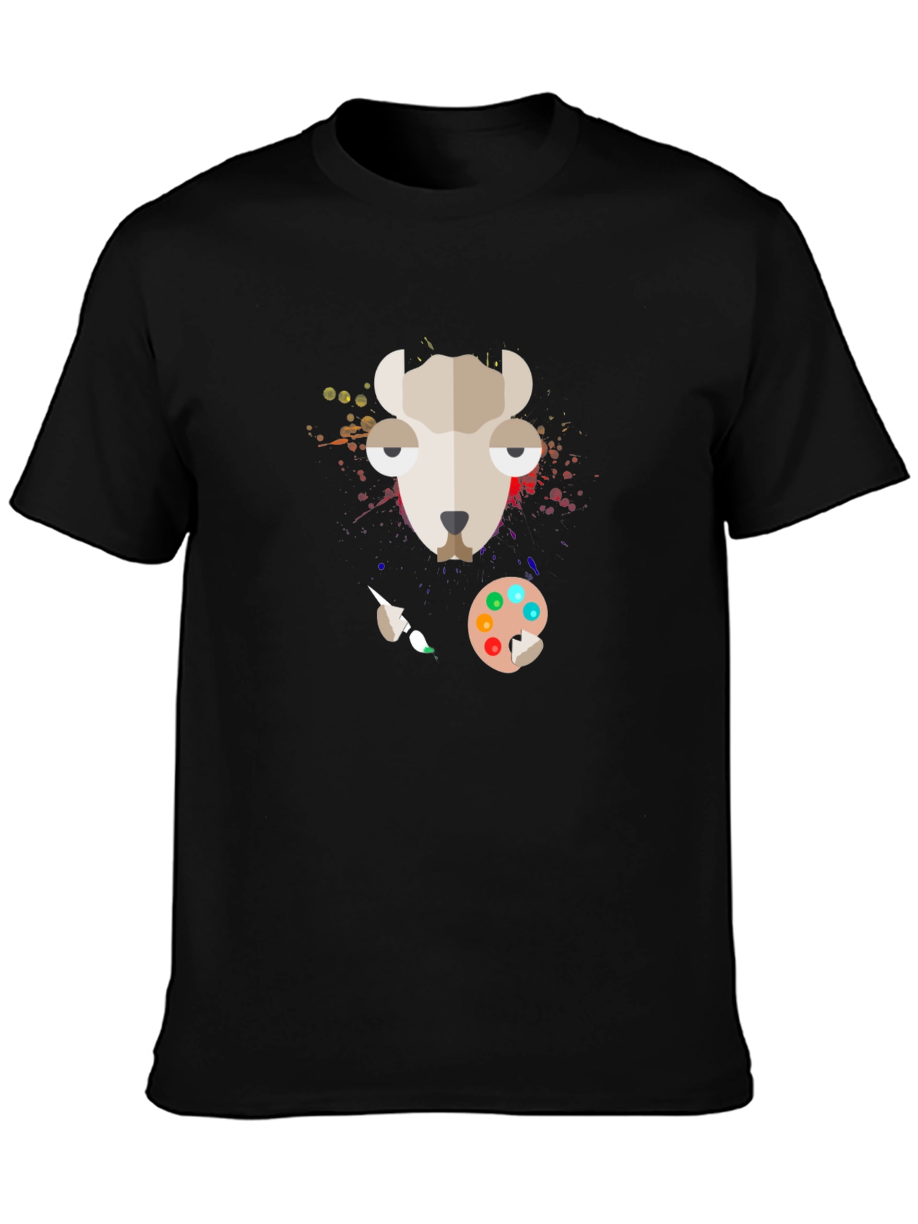 Artist Sheep Graphic Tee - Unique & Stylish