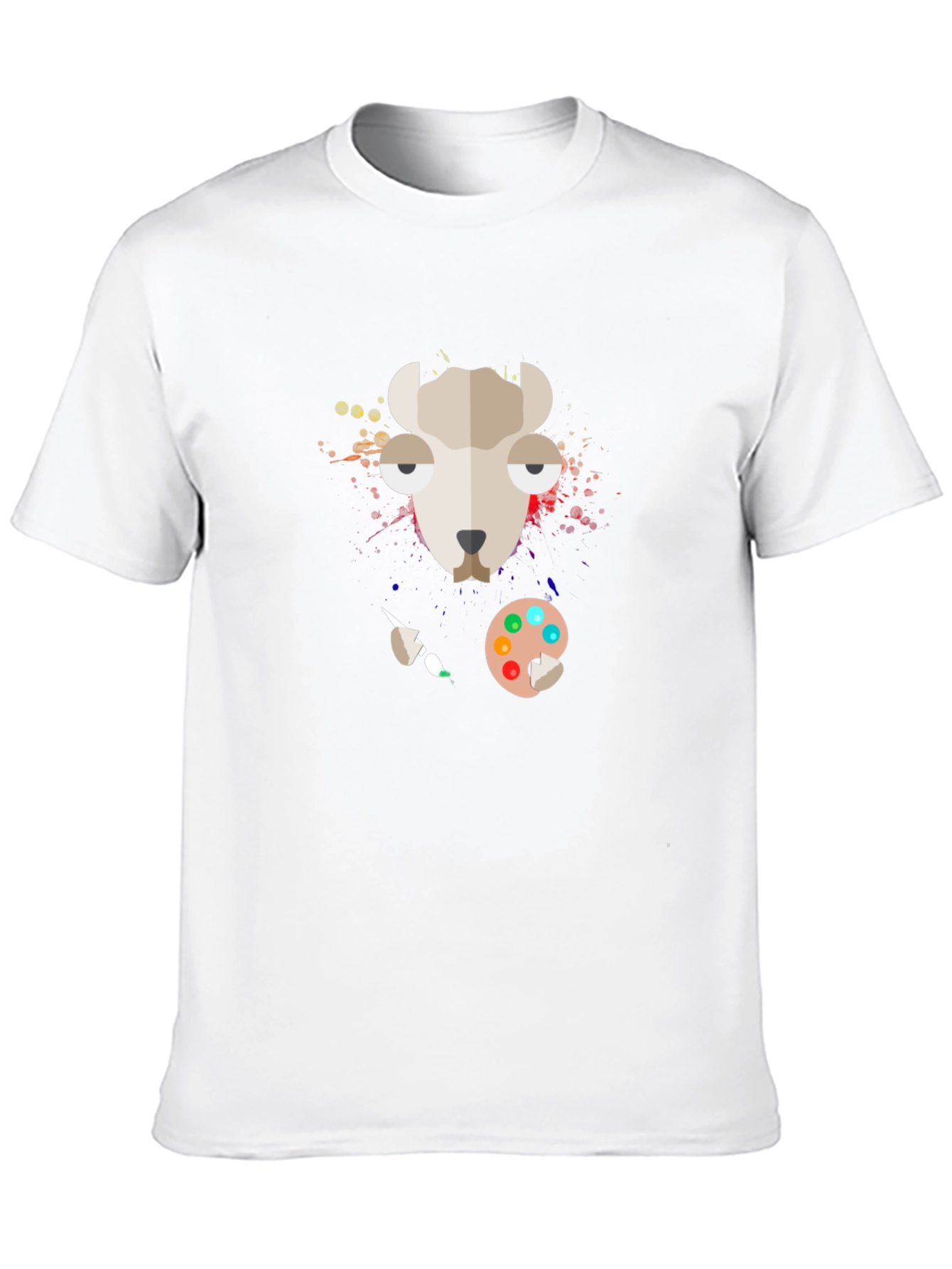 Artist Sheep Graphic Tee - Unique & Stylish