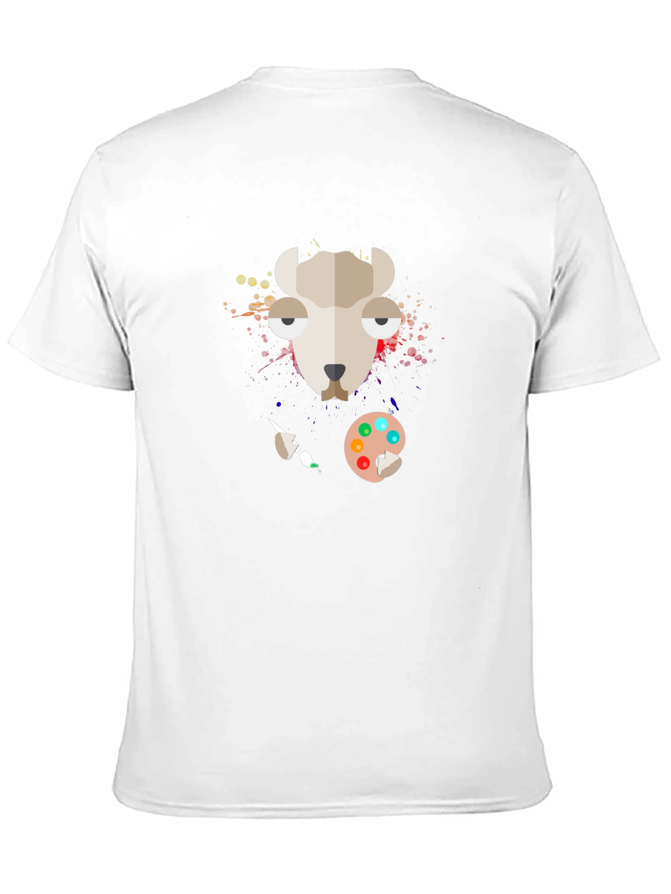 Artist Sheep Graphic Tee - Unique & Stylish