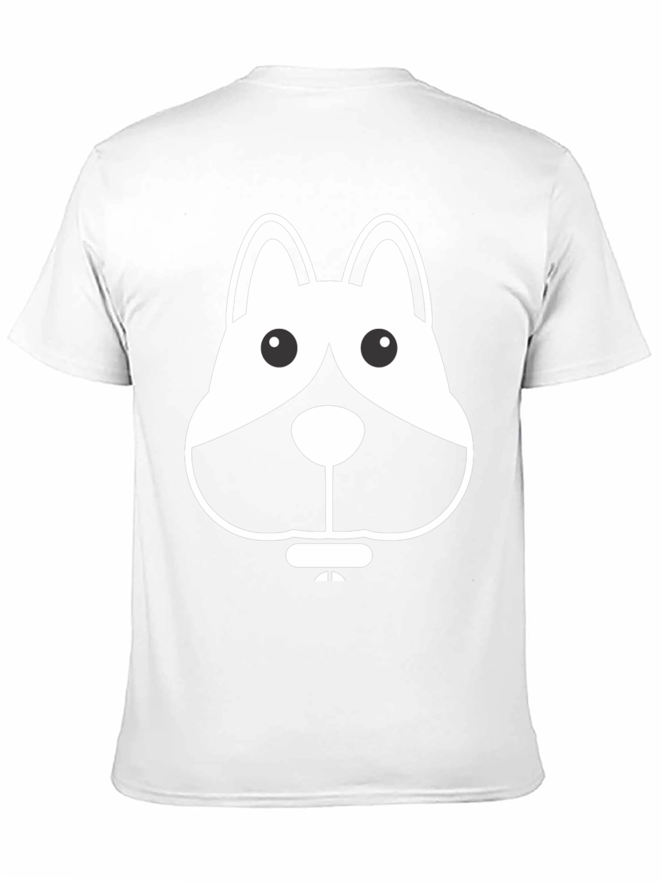 Dog Graphic Black Tee - Casual Wear