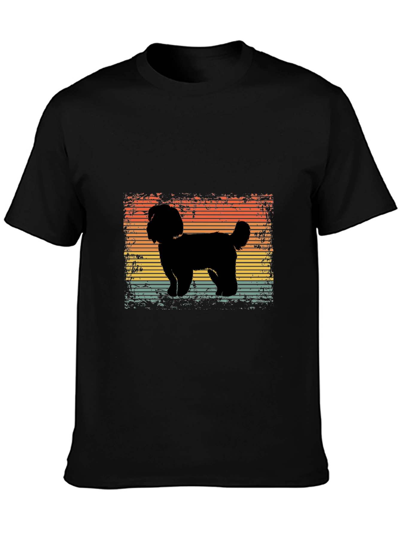 Retro Dog Silhouette T-Shirt