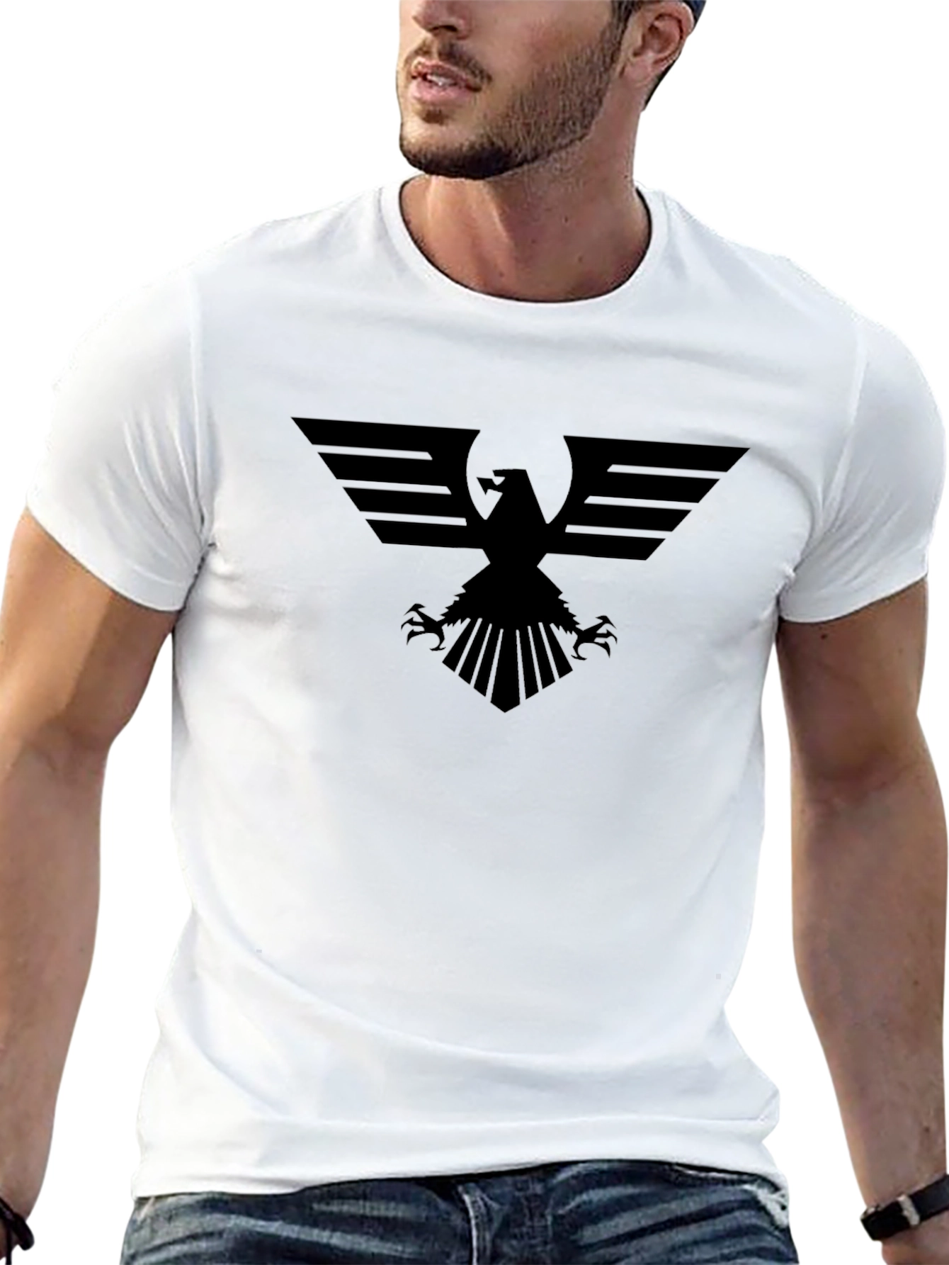 Black Eagle Graphic T-Shirt - Bold Style