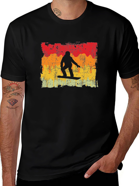 Retro Snowboarder Graphic Tee - Ride the Slopes in Style!