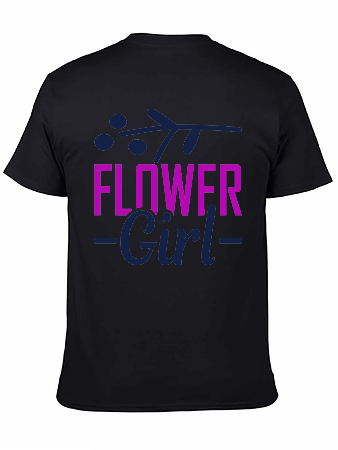 Flower Girl T-Shirt - Cute Floral Design