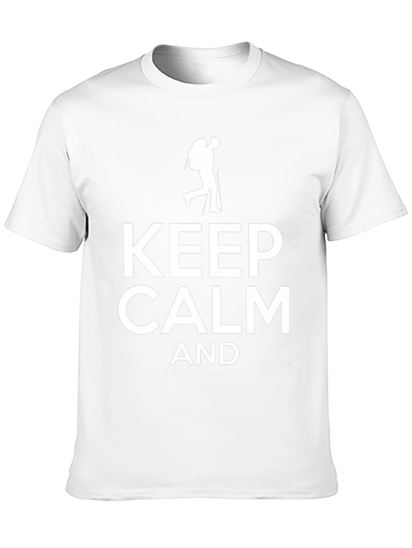 Keep Calm & Hike Black T-Shirt