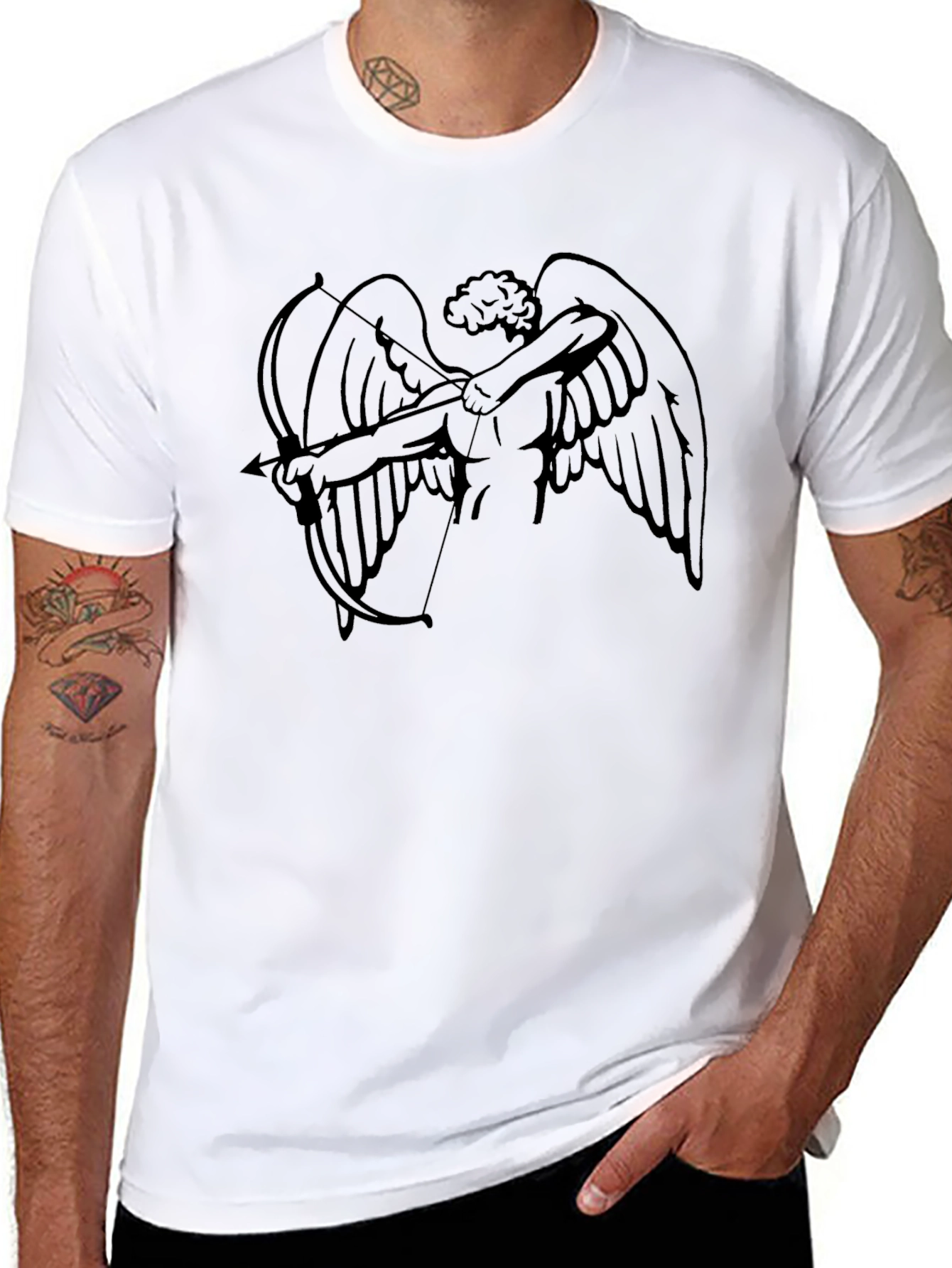 Cupid Archer Graphic Tee - Soft Cotton Comfort