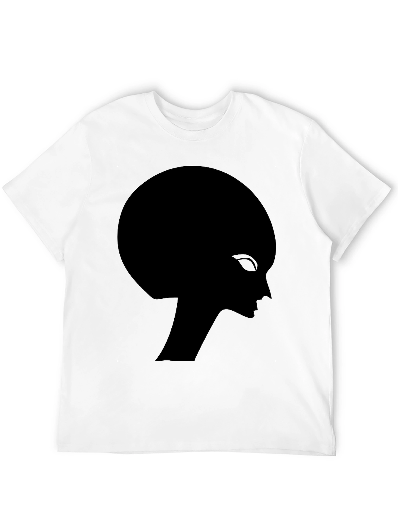 Alien Profile Black T-Shirt