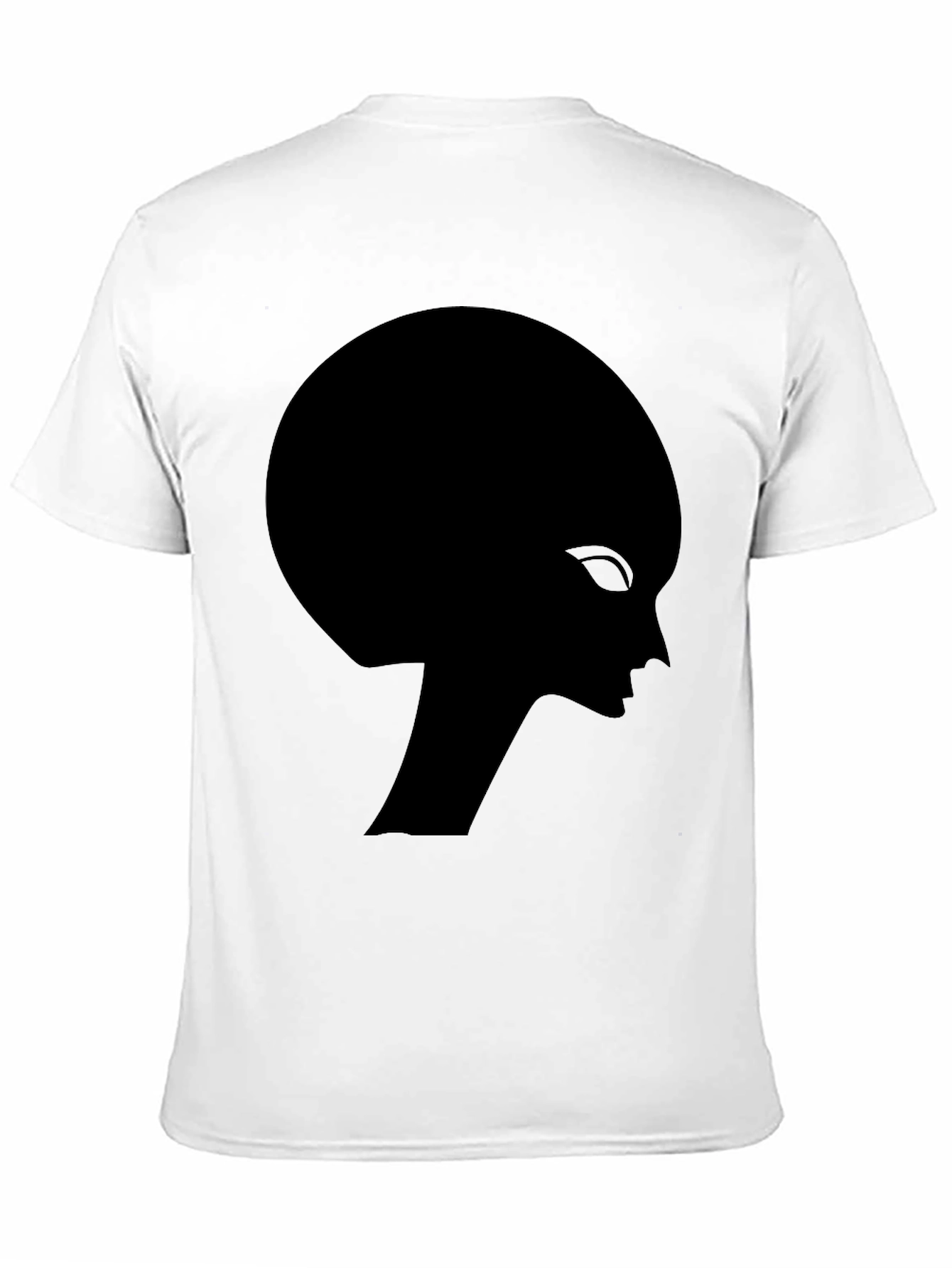 Alien Profile Black T-Shirt