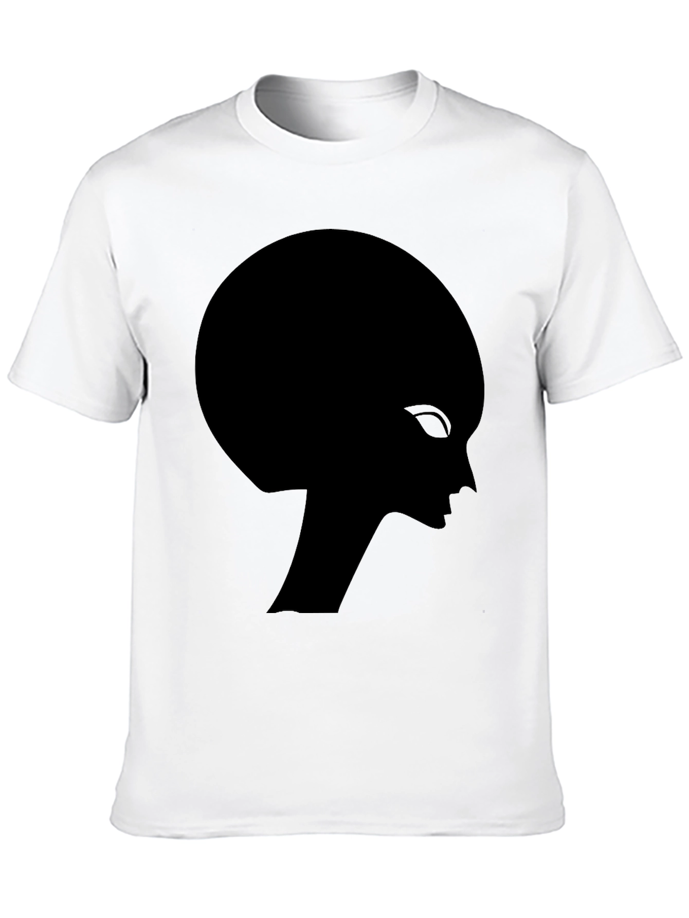 Alien Profile Black T-Shirt