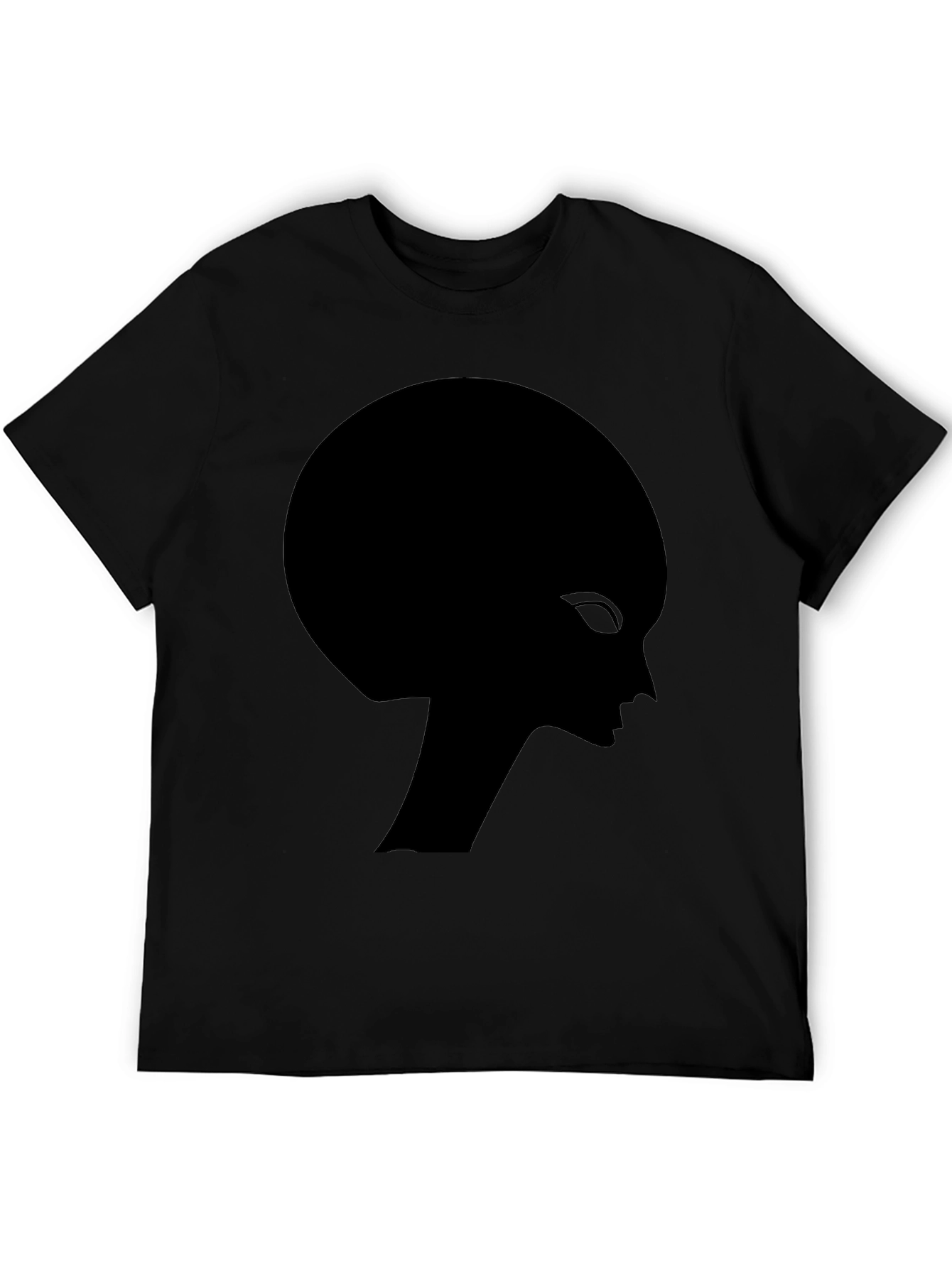 Alien Profile Black T-Shirt