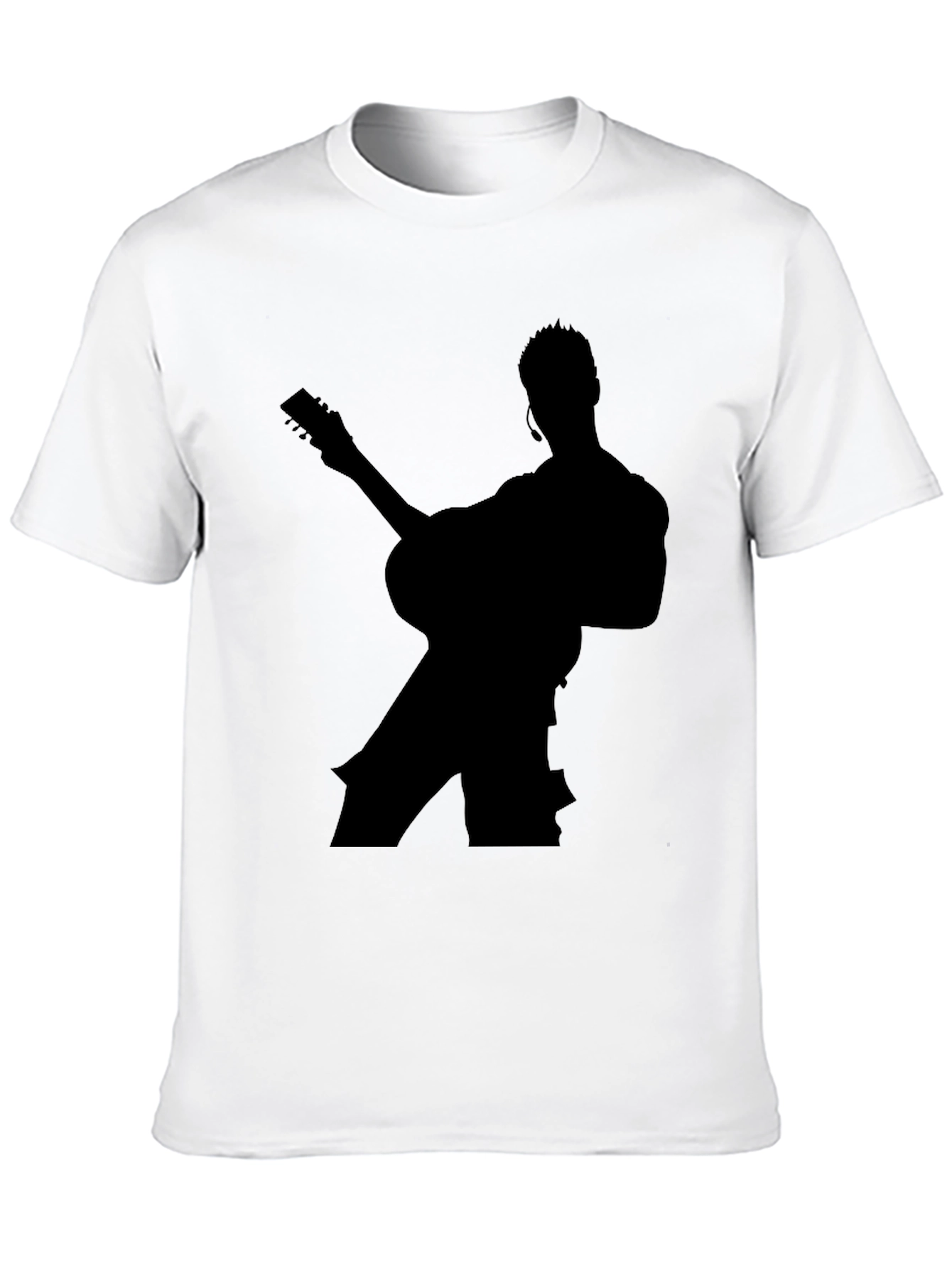 Silhouette Guitarist Graphic T-Shirt