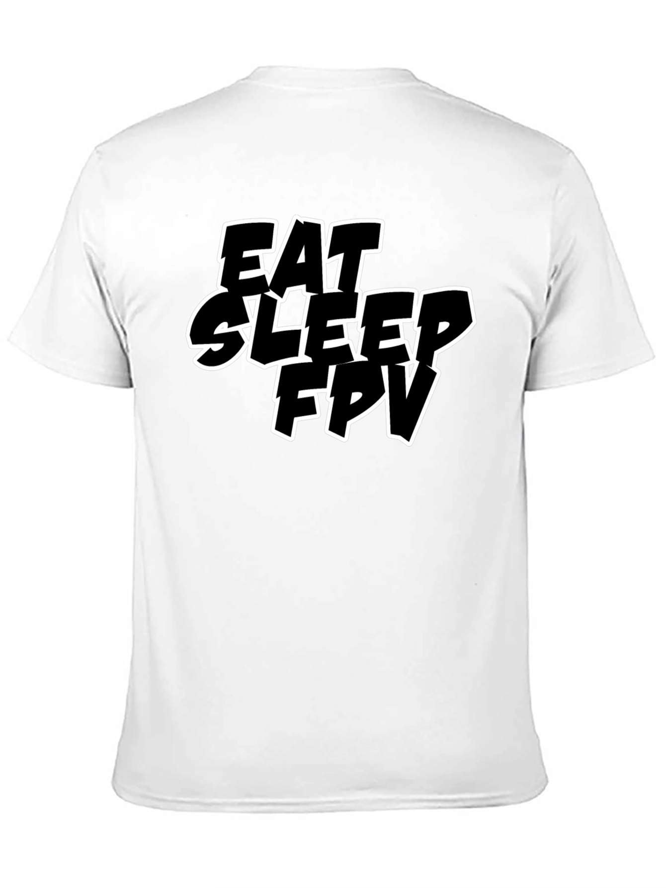 Eat Sleep FPV Black T-Shirt - Drone Racing Tee