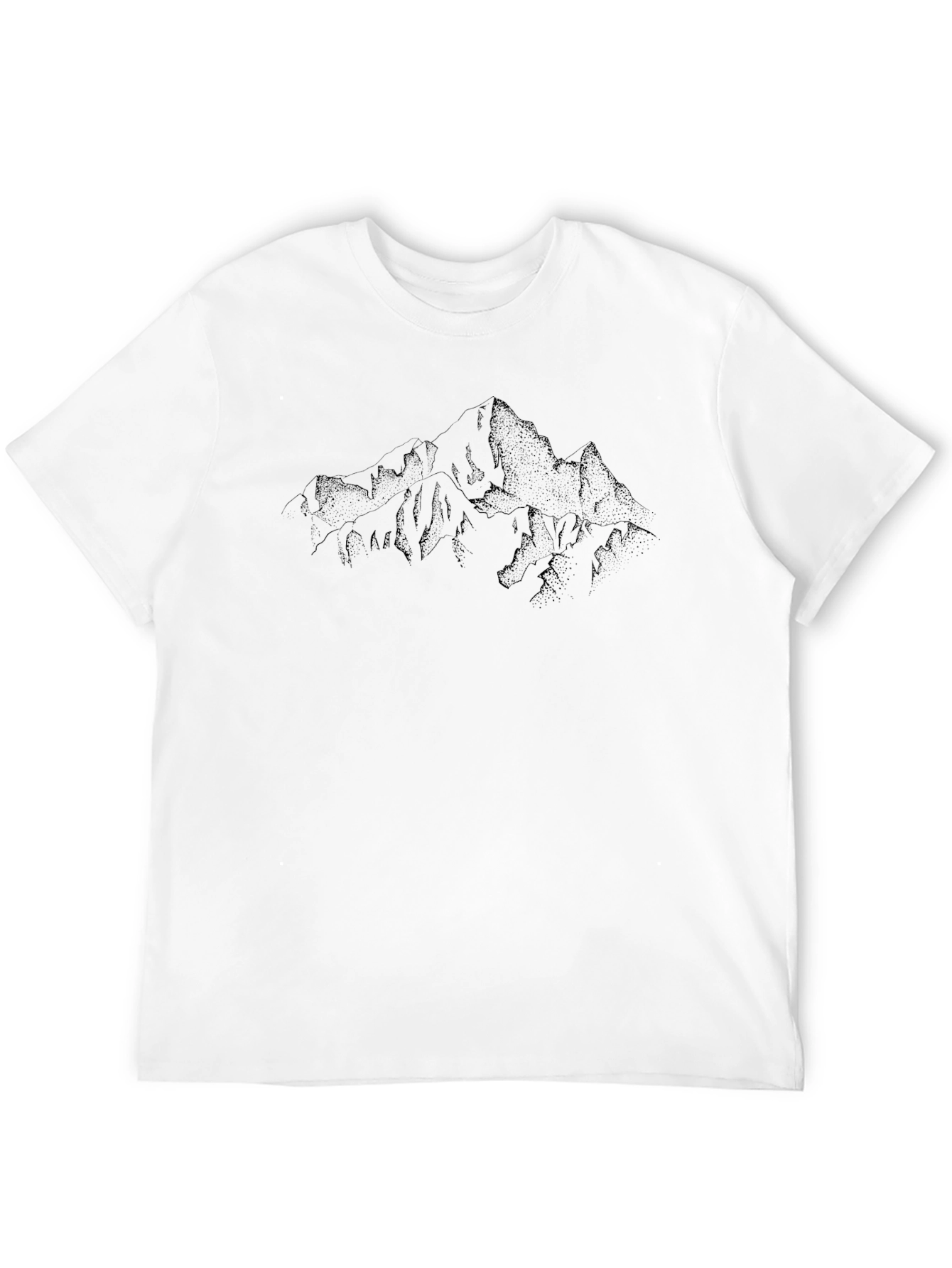 Mountain Range Graphic Tee - Black