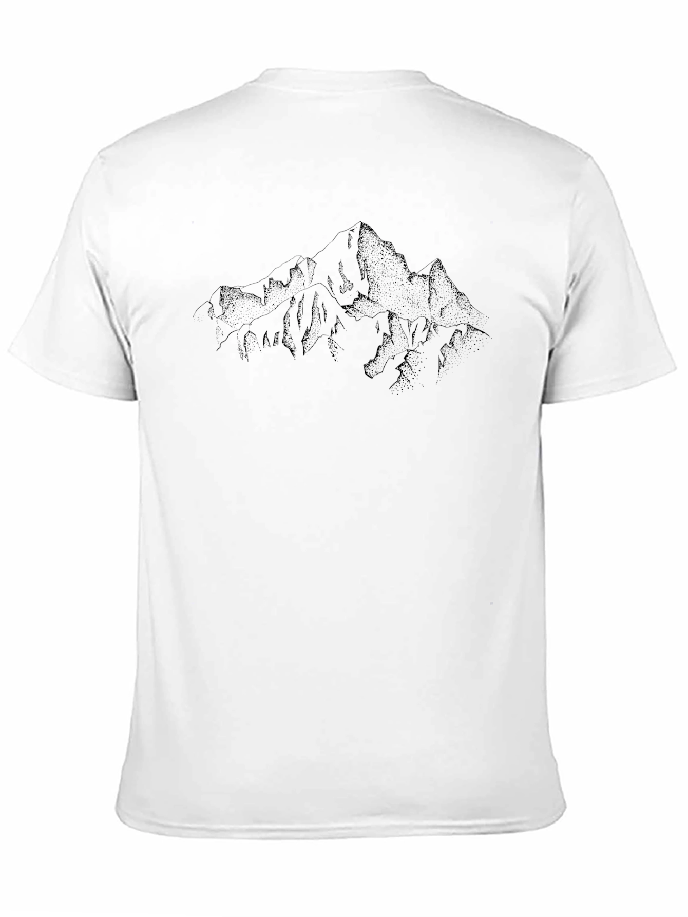 Mountain Range Graphic Tee - Black