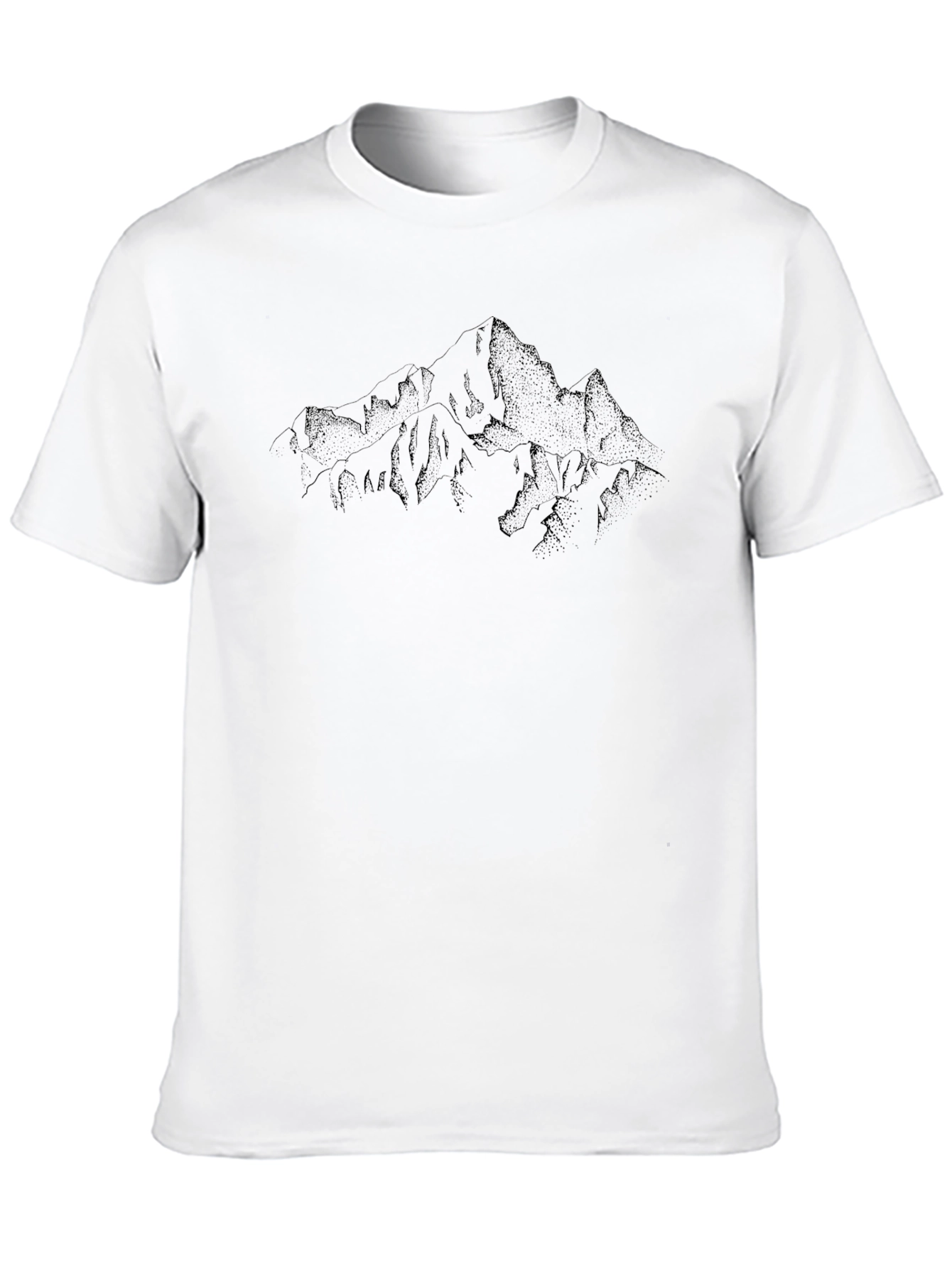 Mountain Range Graphic Tee - Black
