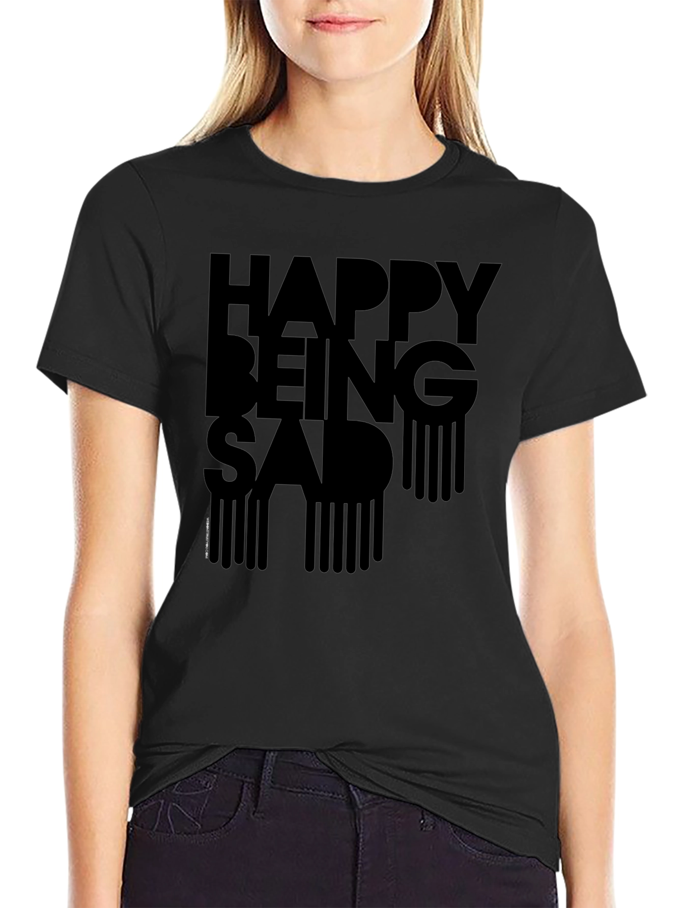 Happy Being Sad Graphic T-Shirt