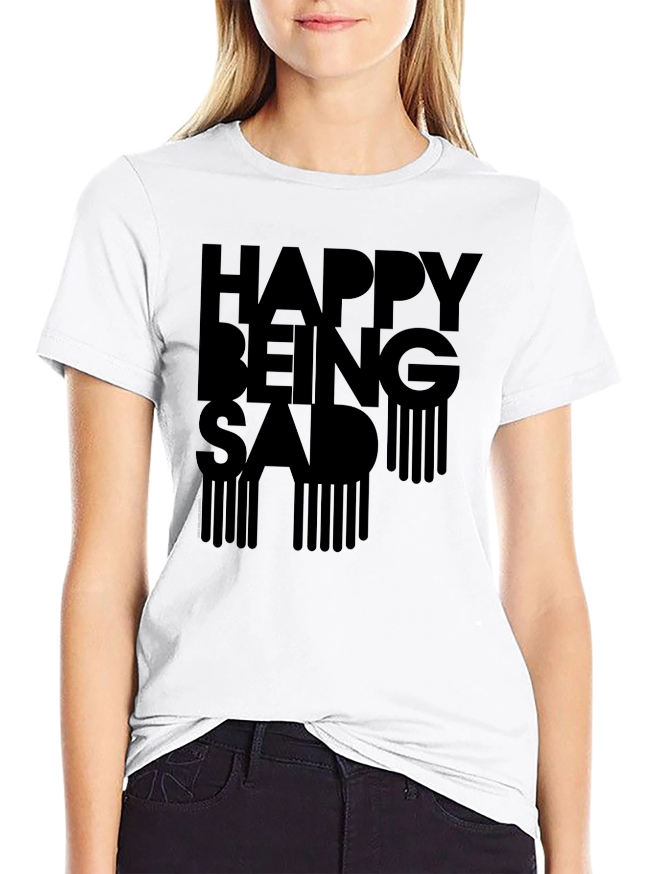 Happy Being Sad Graphic T-Shirt