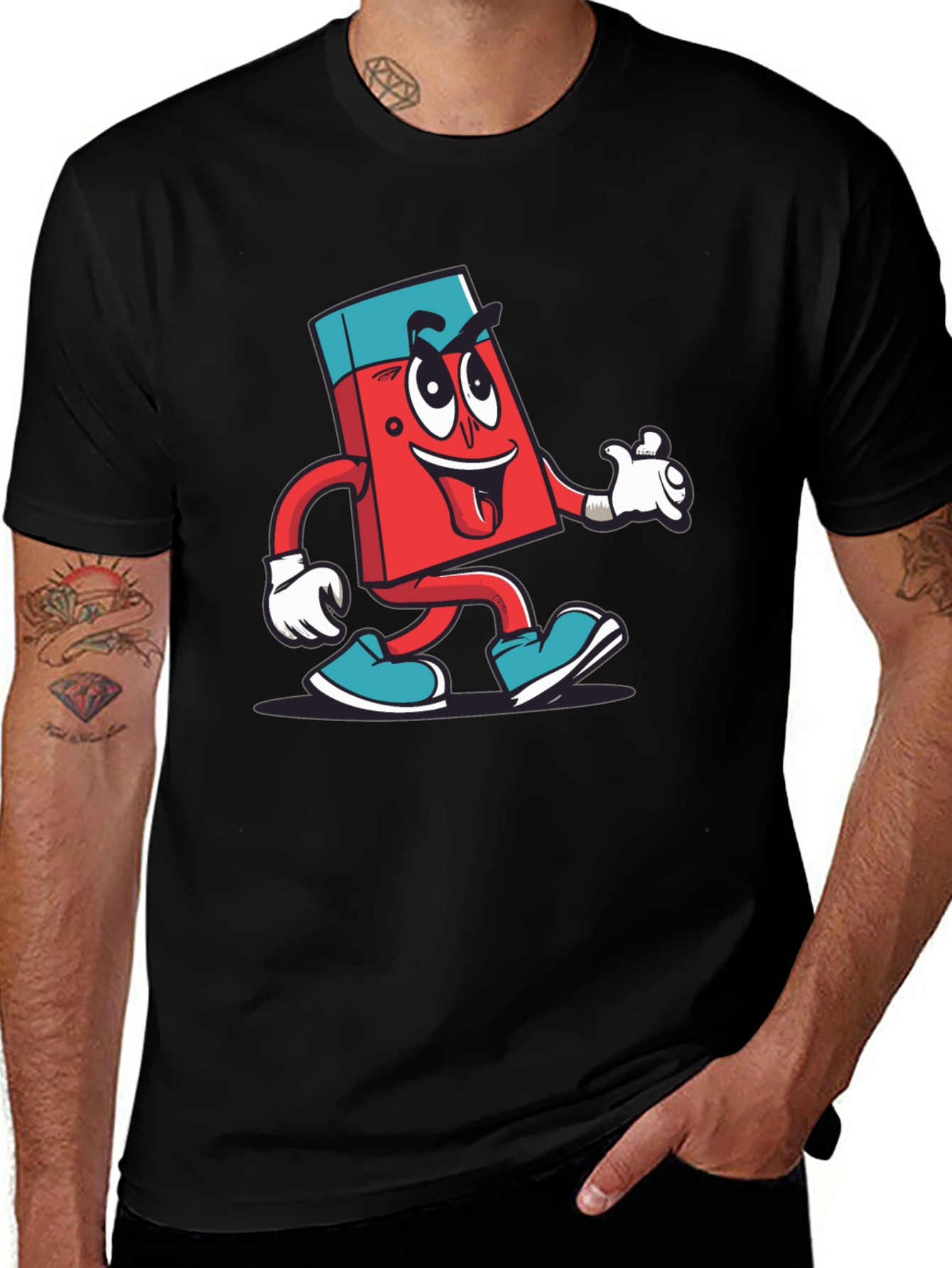 Cartoon Eraser T-Shirt - Fun & Quirky Design