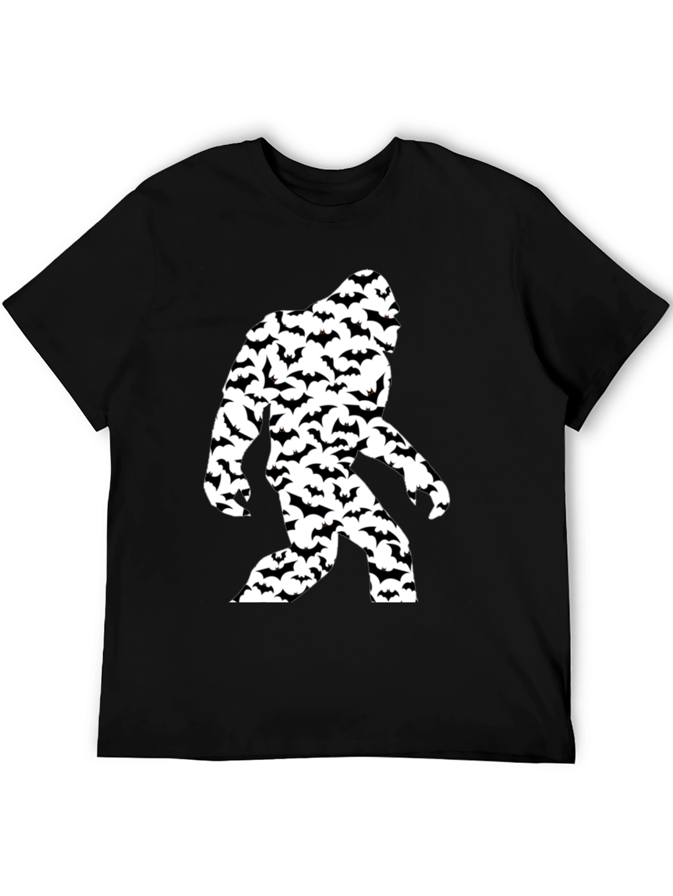 Bigfoot Bats Graphic T-Shirt - Black