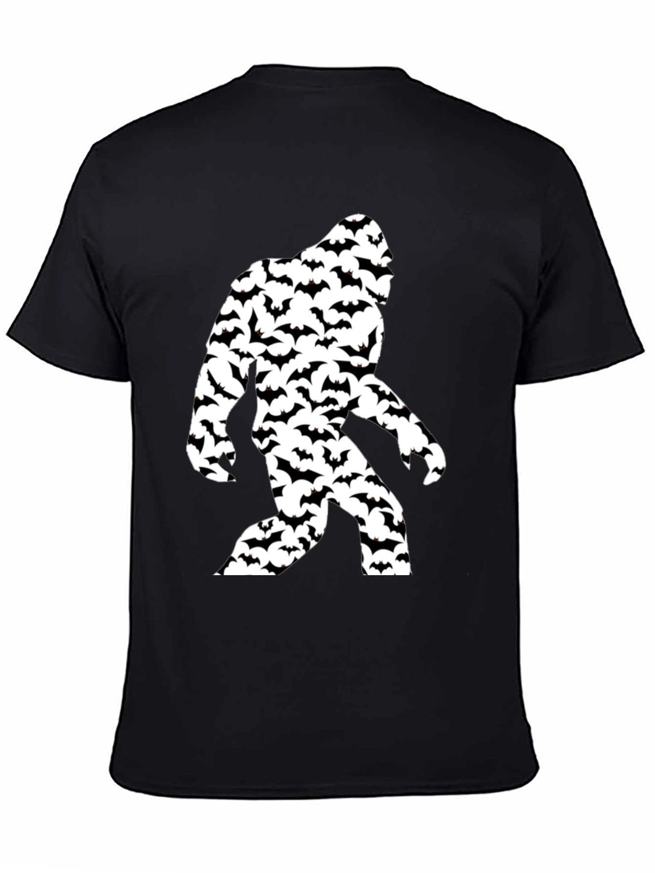 Bigfoot Bats Graphic T-Shirt - Black