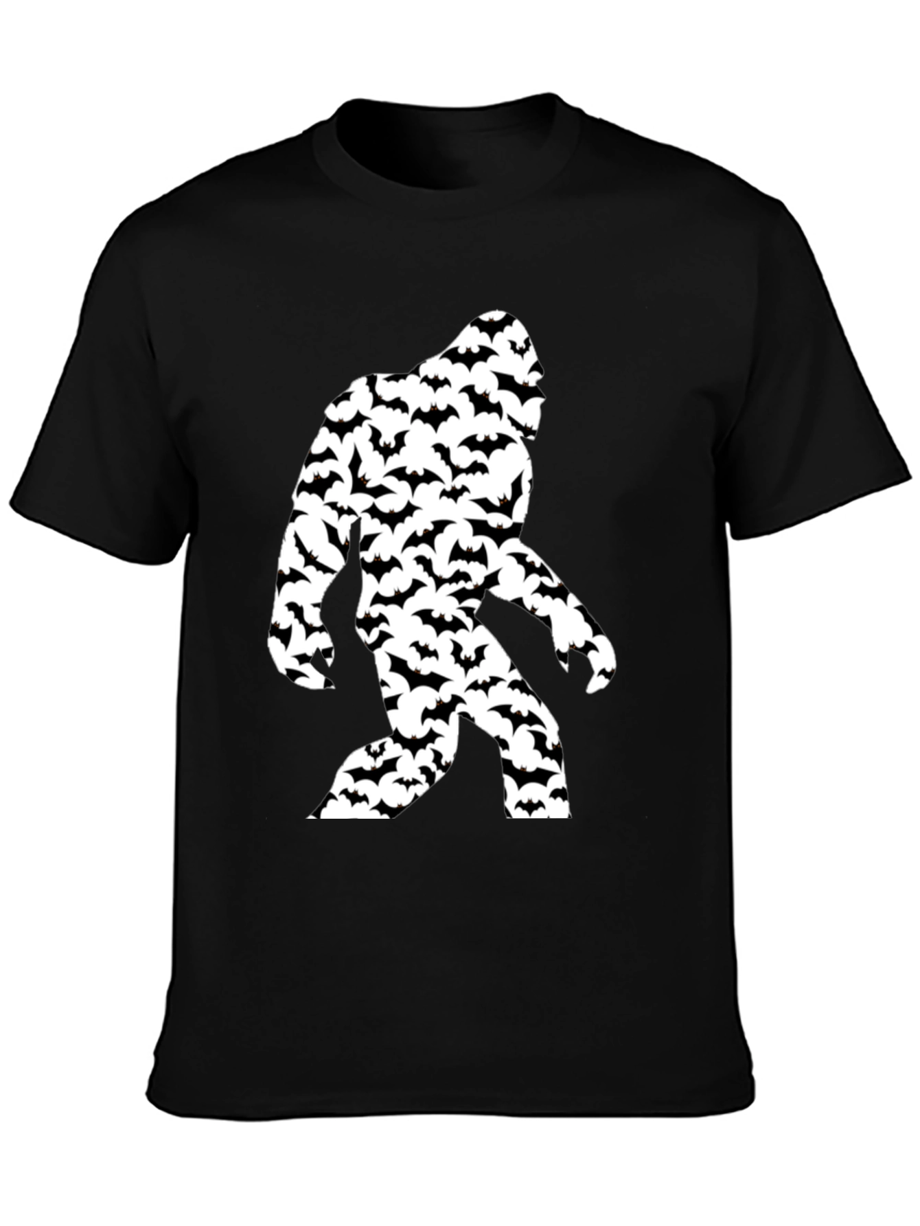 Bigfoot Bats Graphic T-Shirt - Black