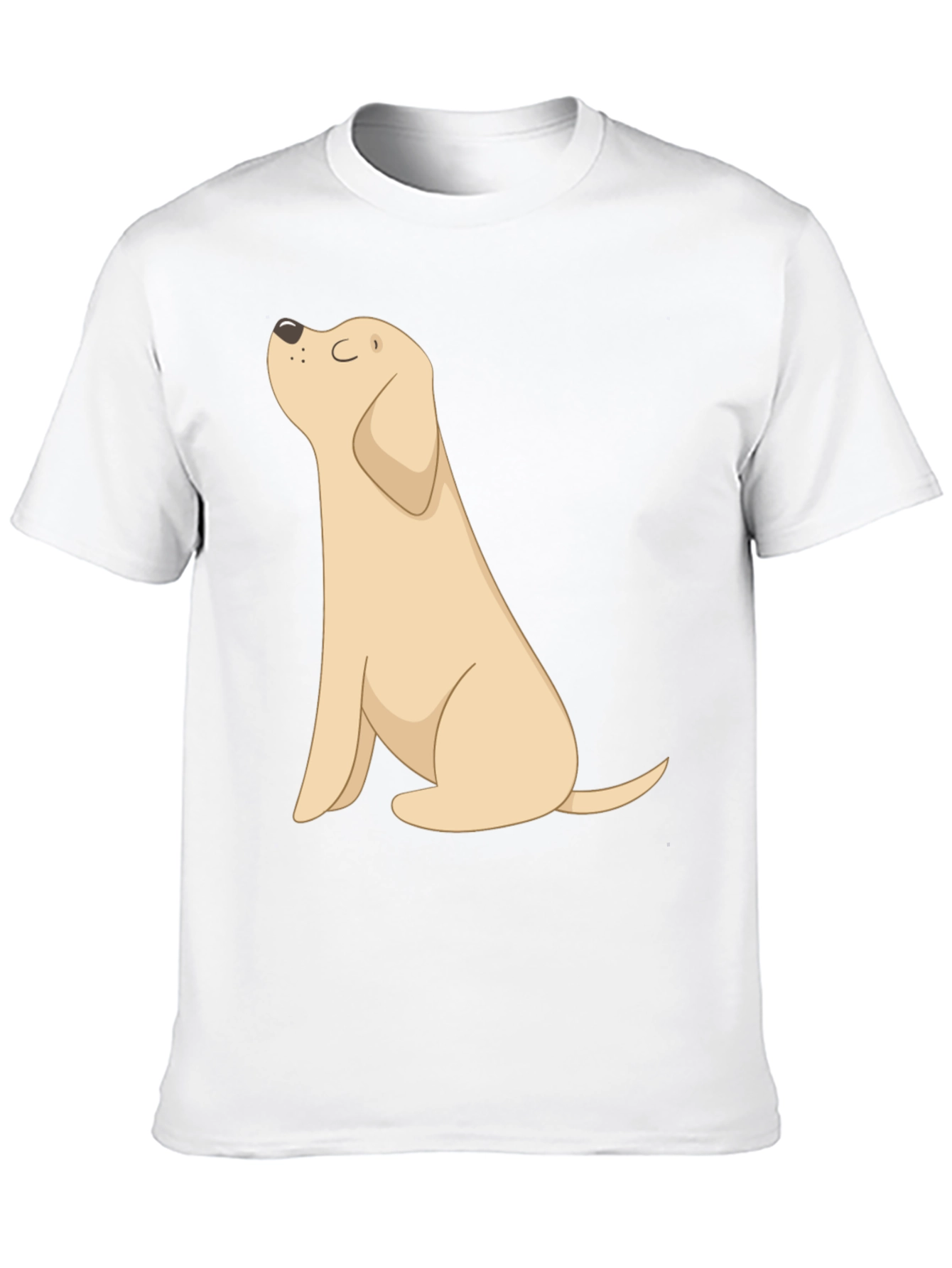 Dog Graphic Tee - Black Casual T-Shirt