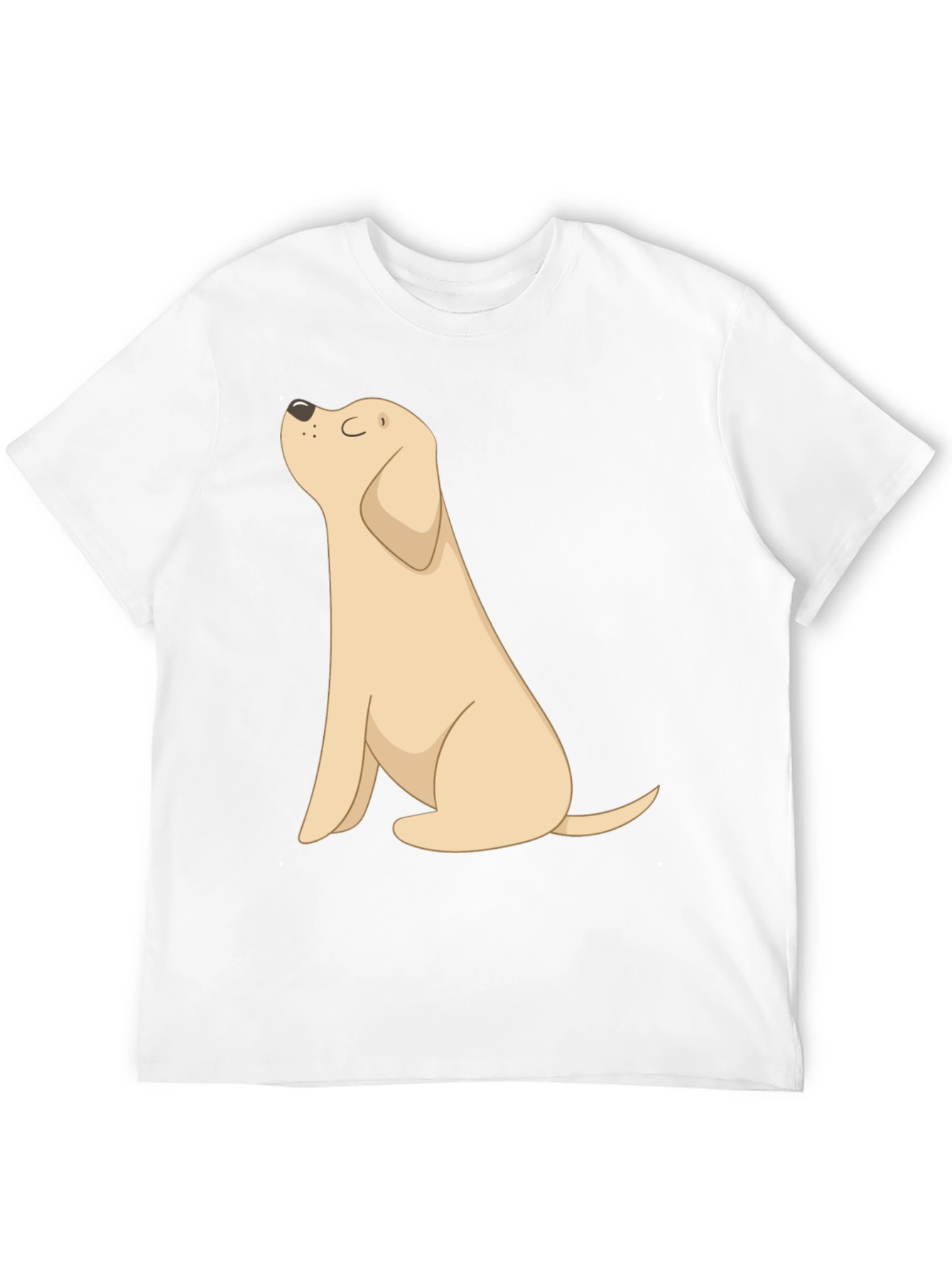 Dog Graphic Tee - Black Casual T-Shirt