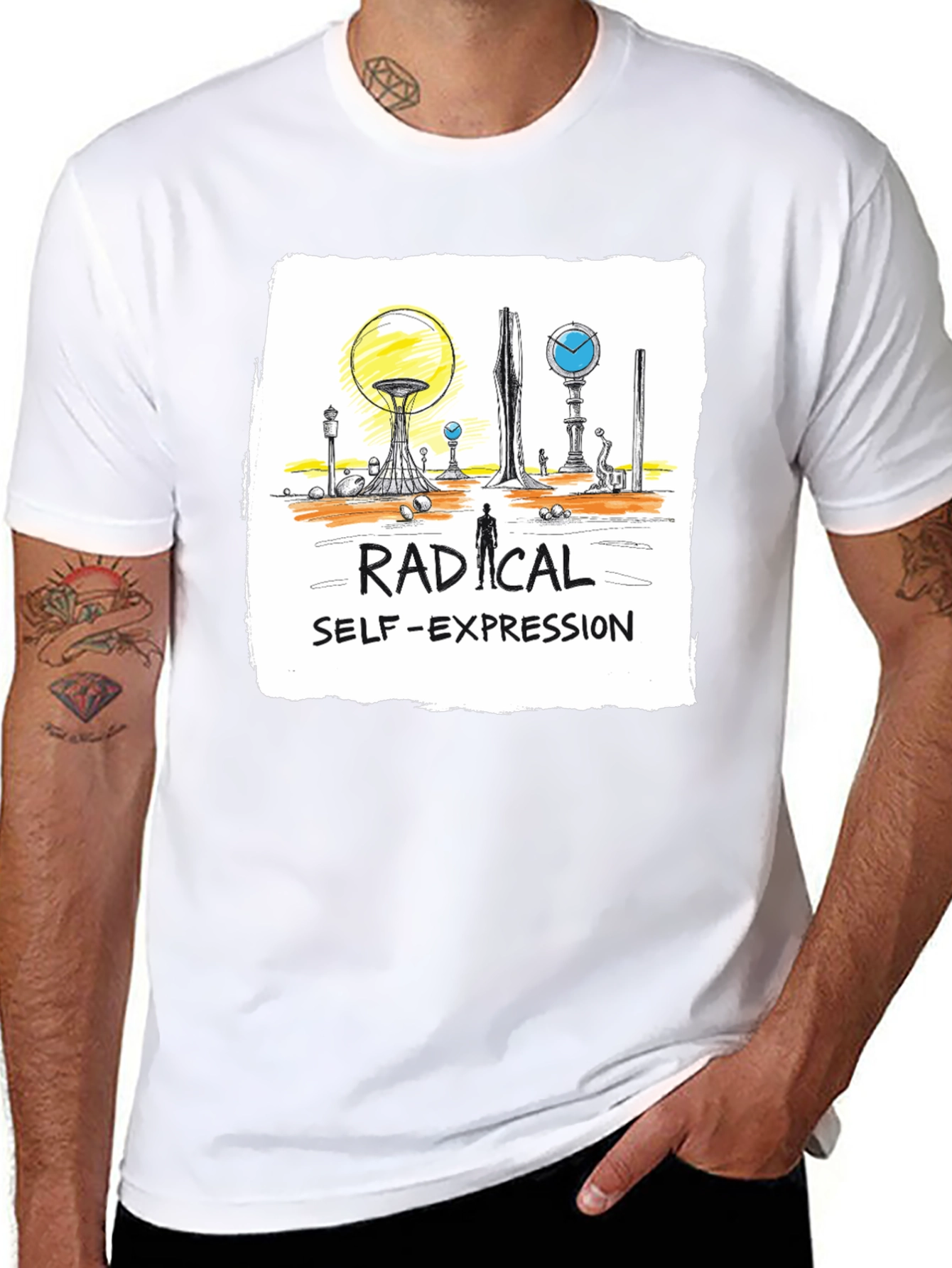 Radical Self-Expression Graphic T-Shirt