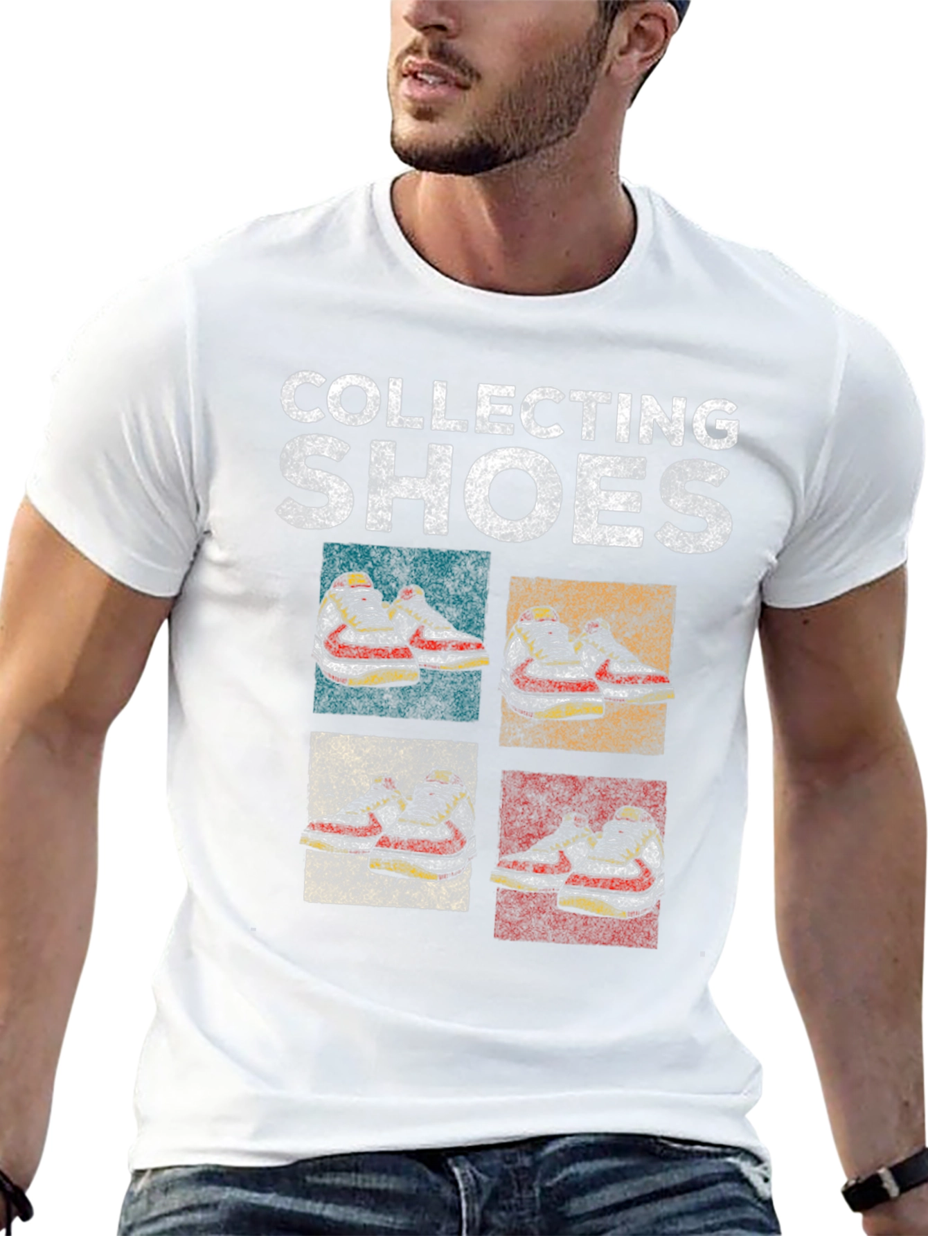Collecting Shoes Graphic Tee - Mens Black T-Shirt