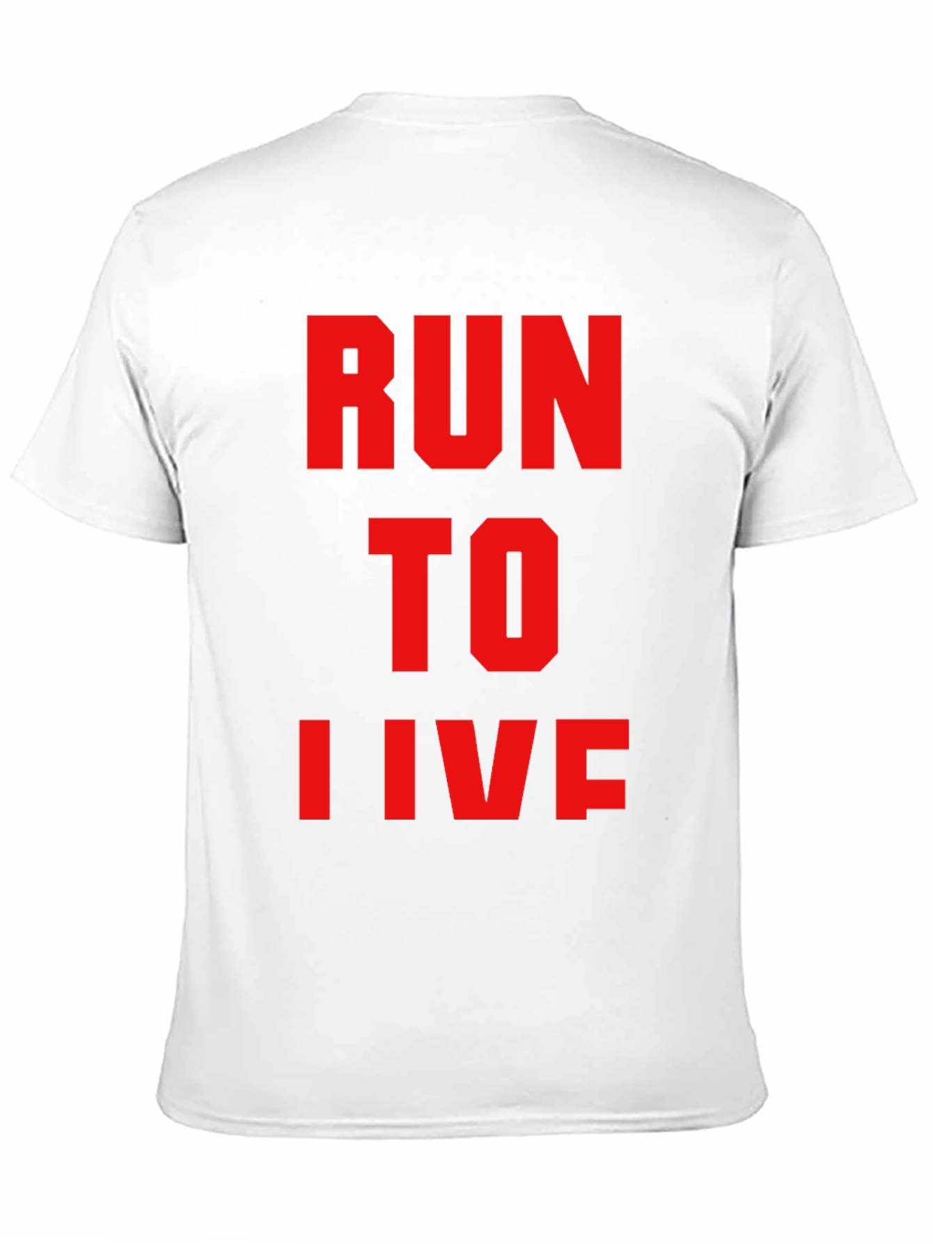 Run To Live Graphic T-Shirt - Black