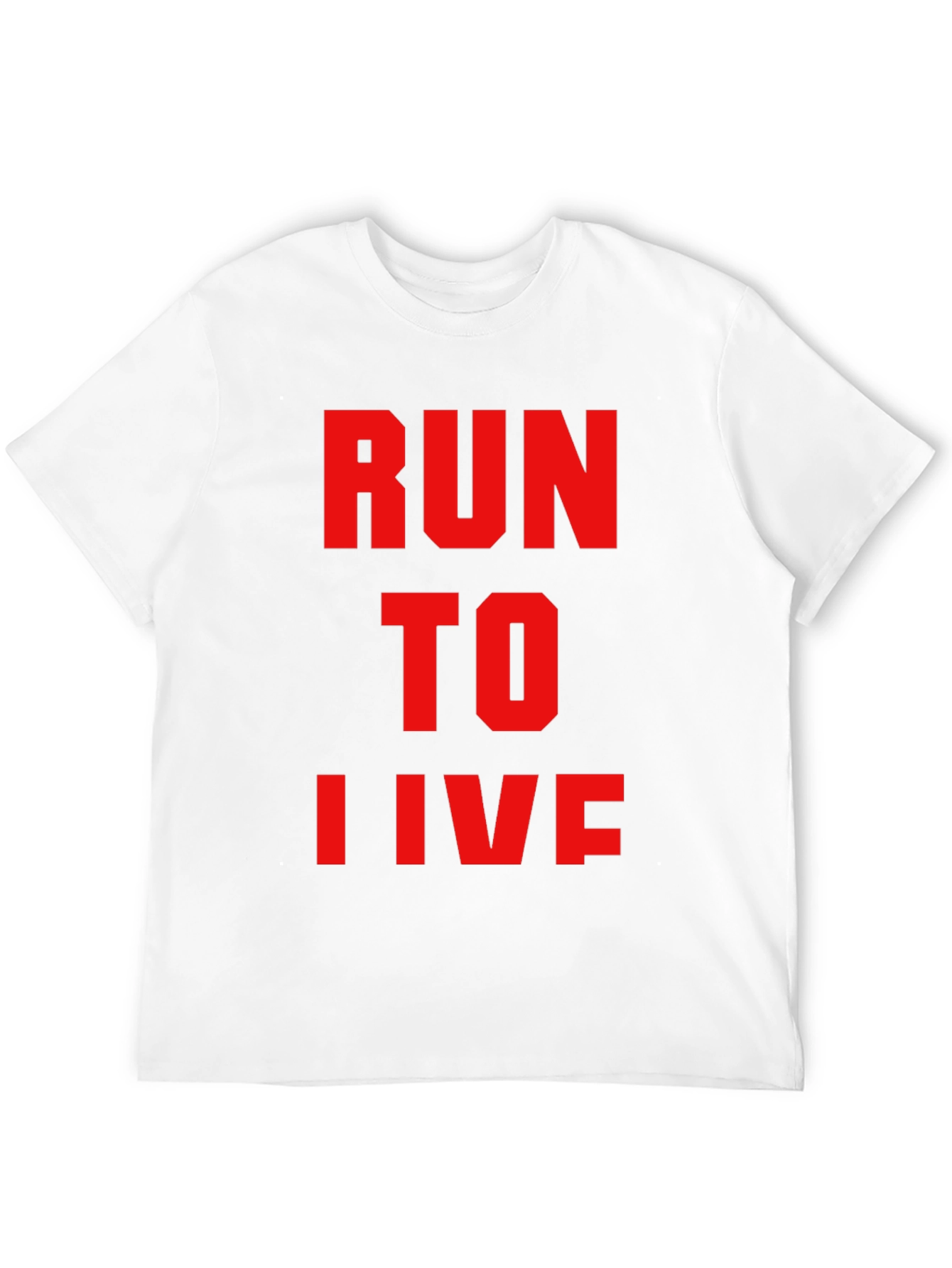 Run To Live Graphic T-Shirt - Black