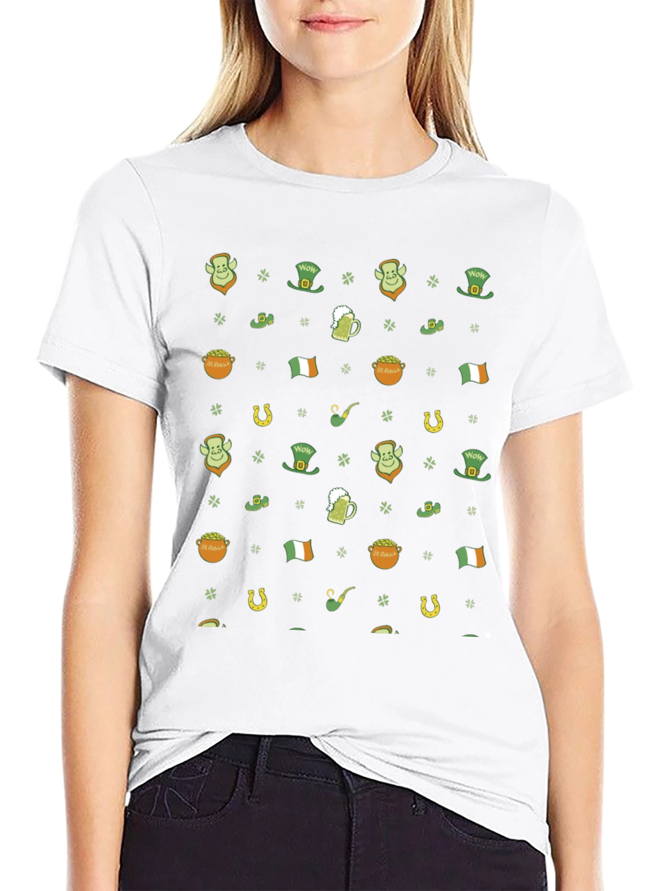 St. Patricks Day Pattern T-Shirt