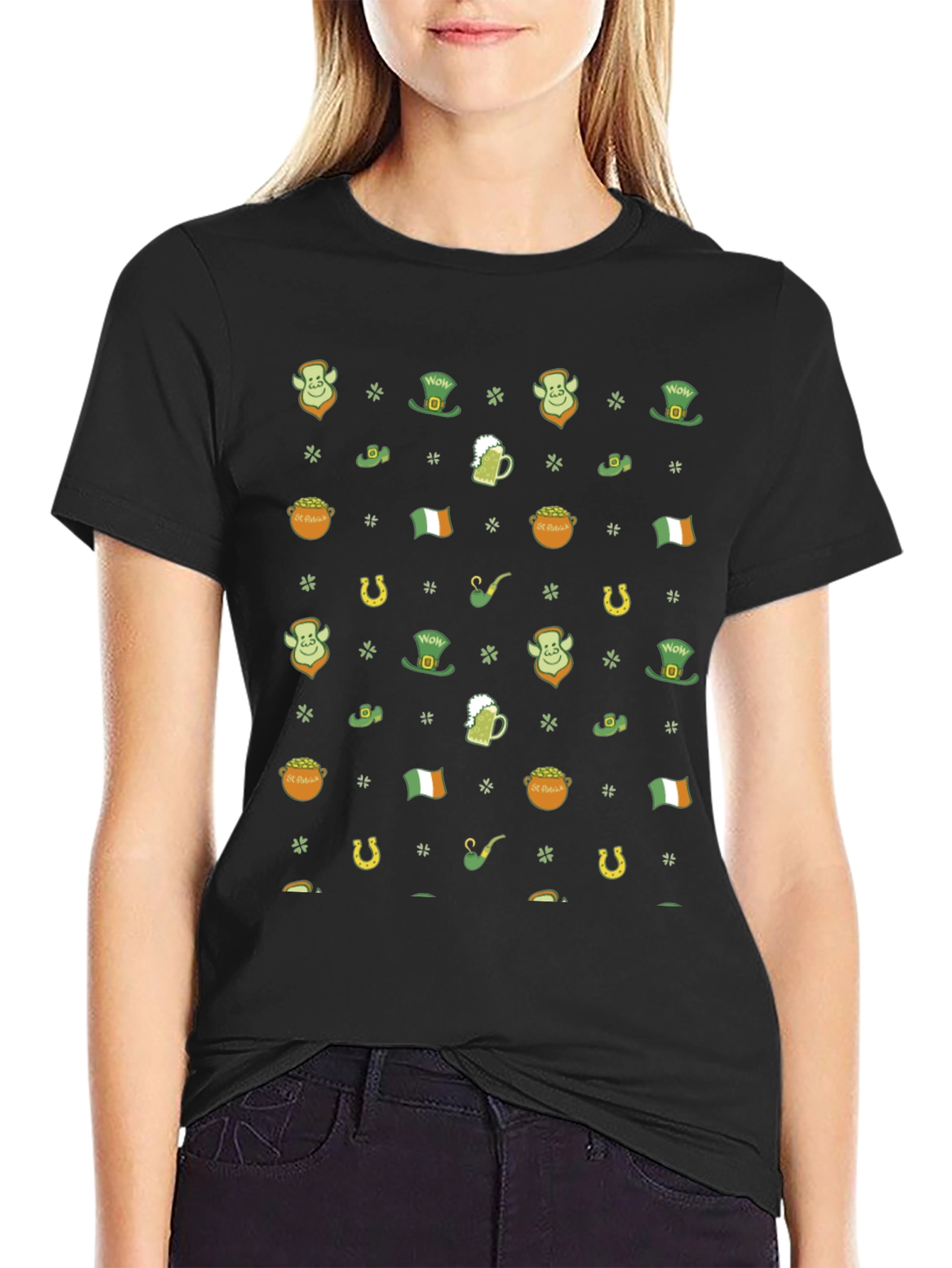 St. Patricks Day Pattern T-Shirt