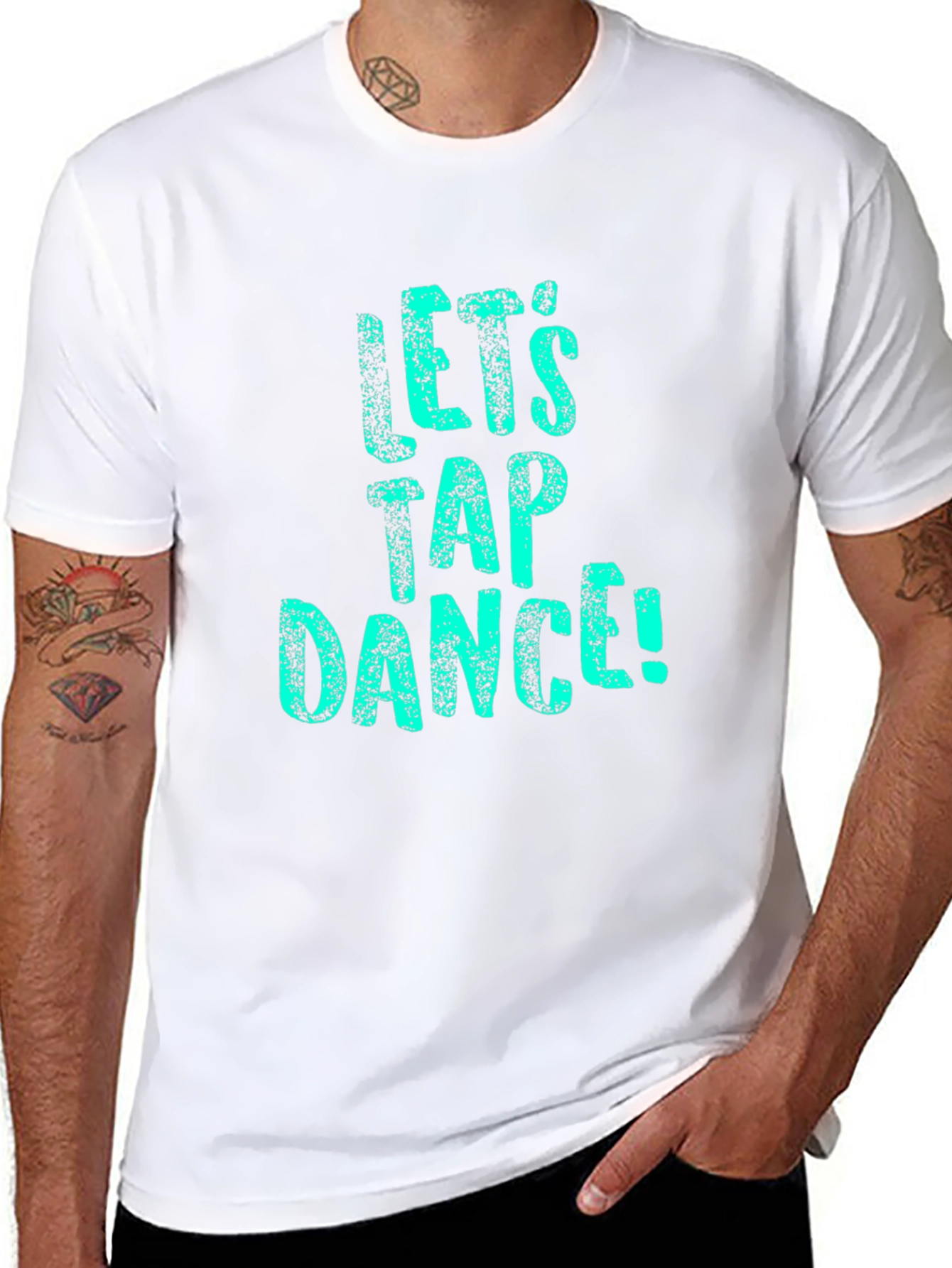 Lets Tap Dance Black T-Shirt