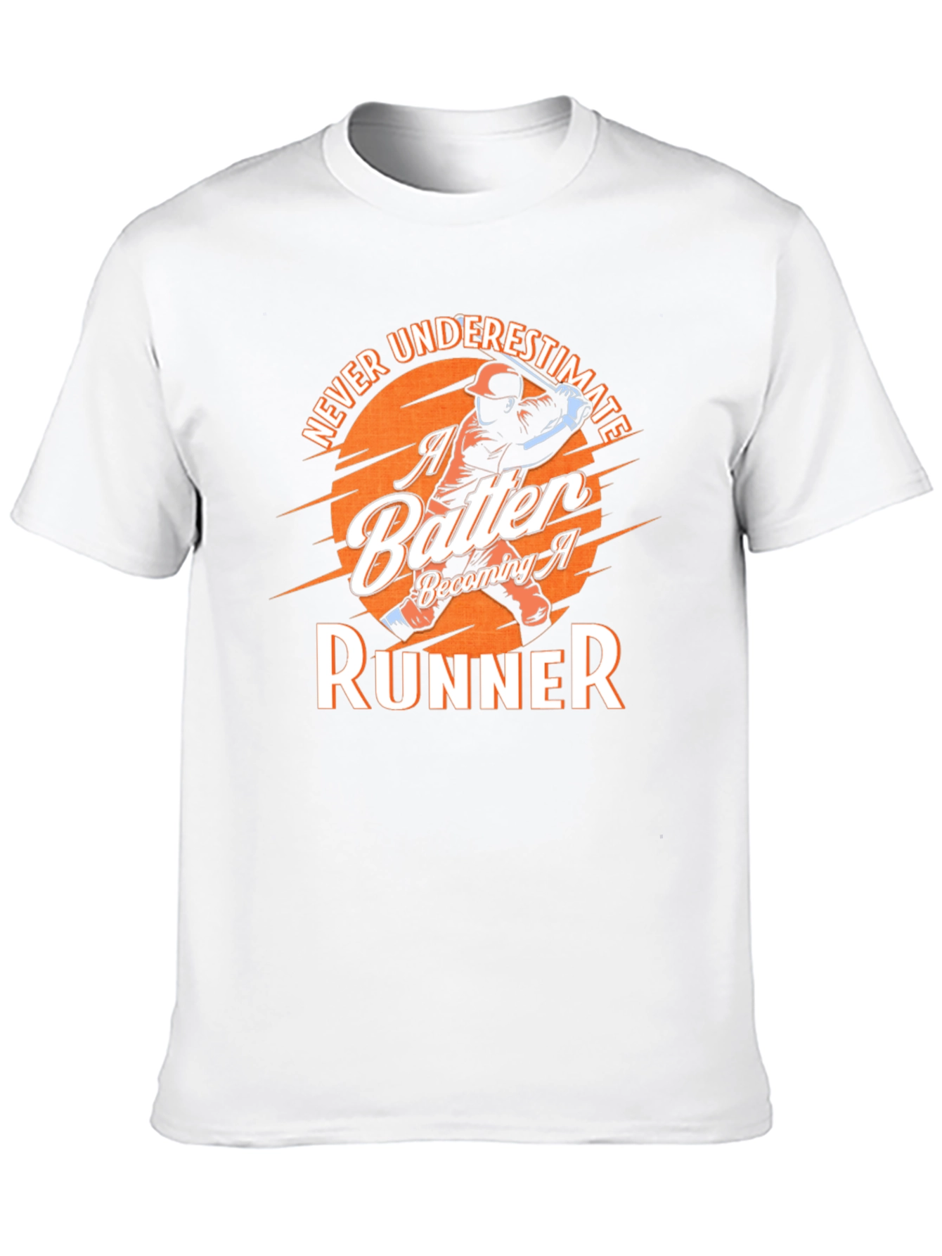 Batter to Runner Baseball Graphic T-Shirt