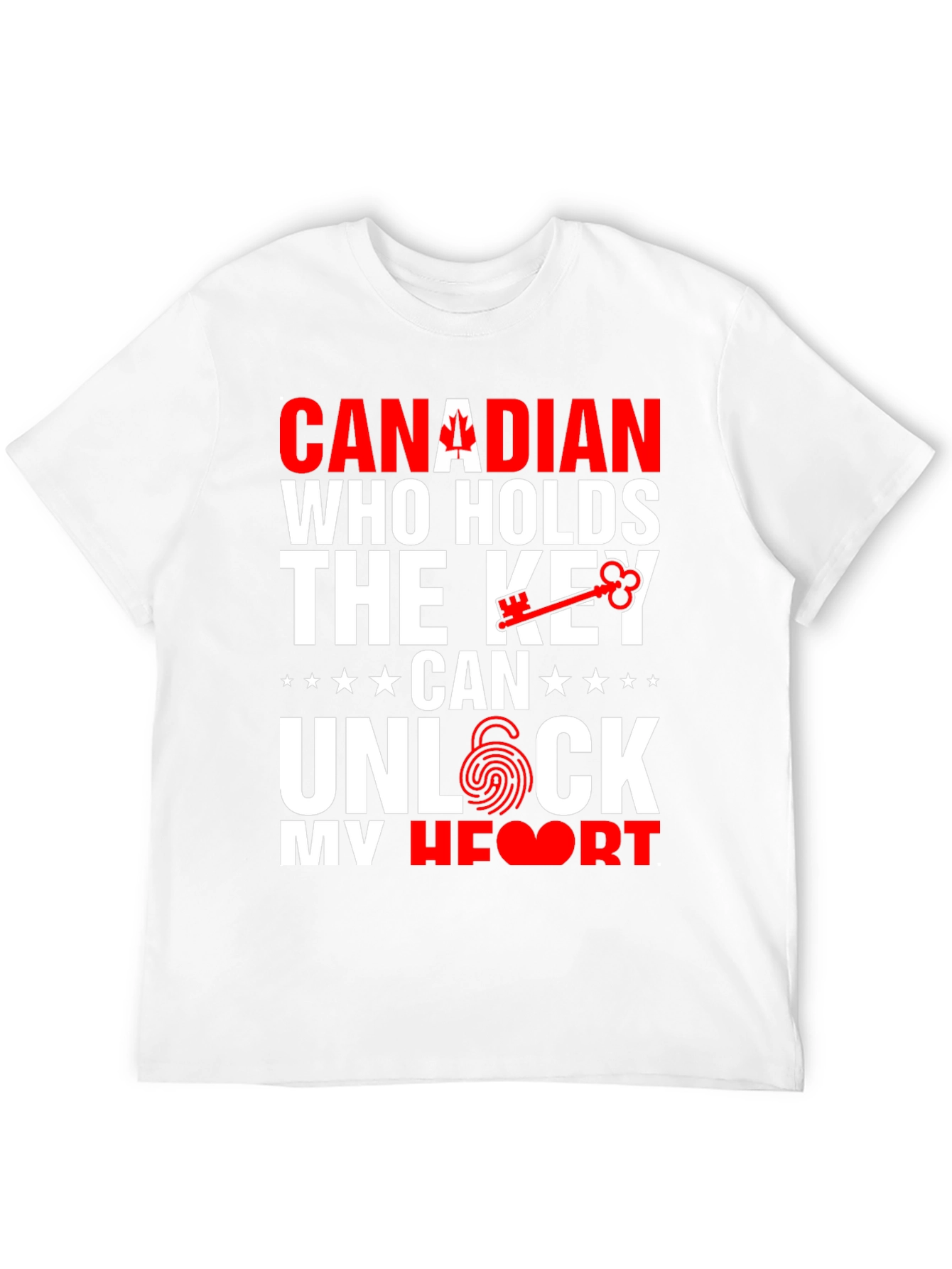 Canadian Heart Unlock T-Shirt