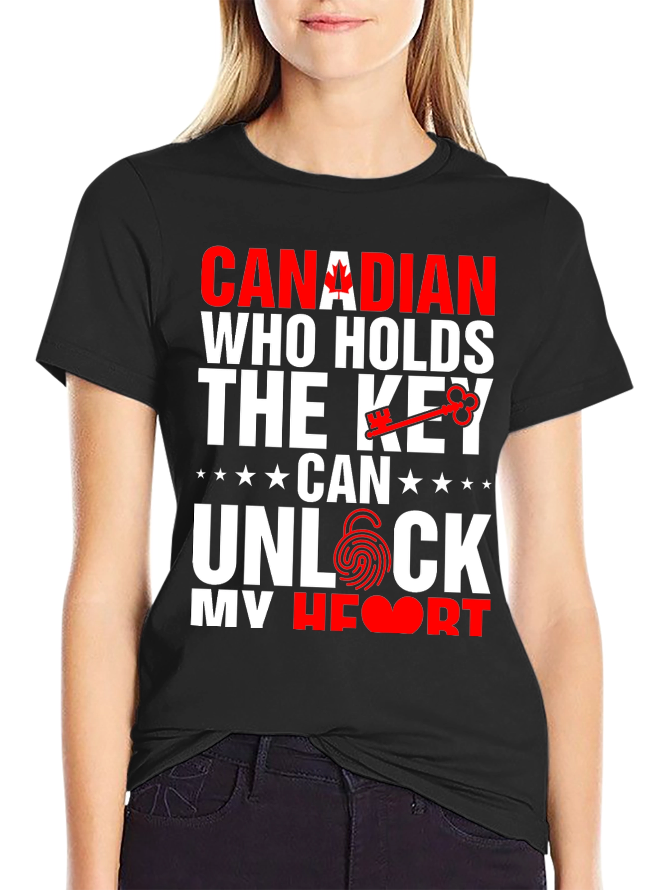 Canadian Heart Unlock T-Shirt