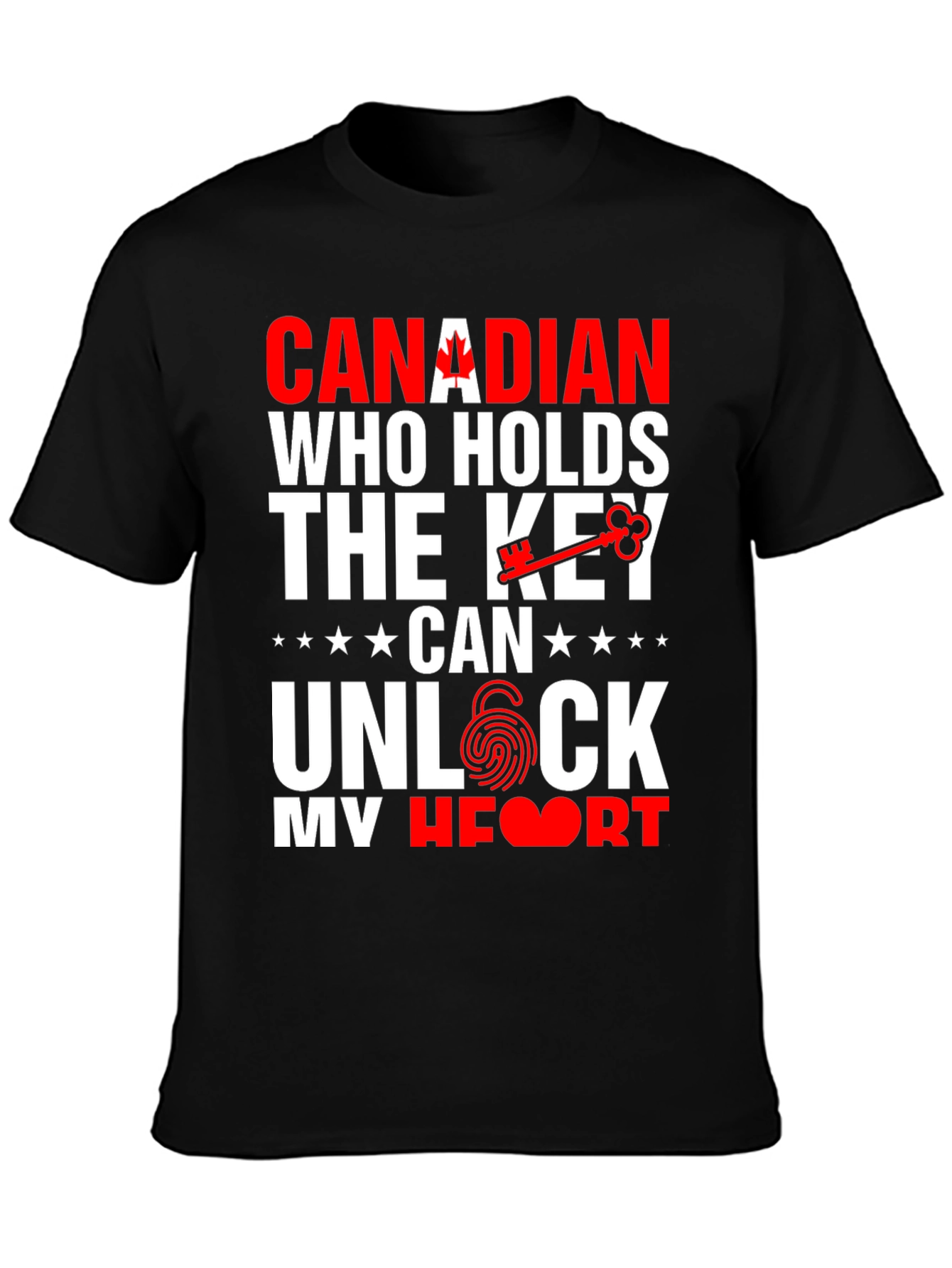 Canadian Heart Unlock T-Shirt