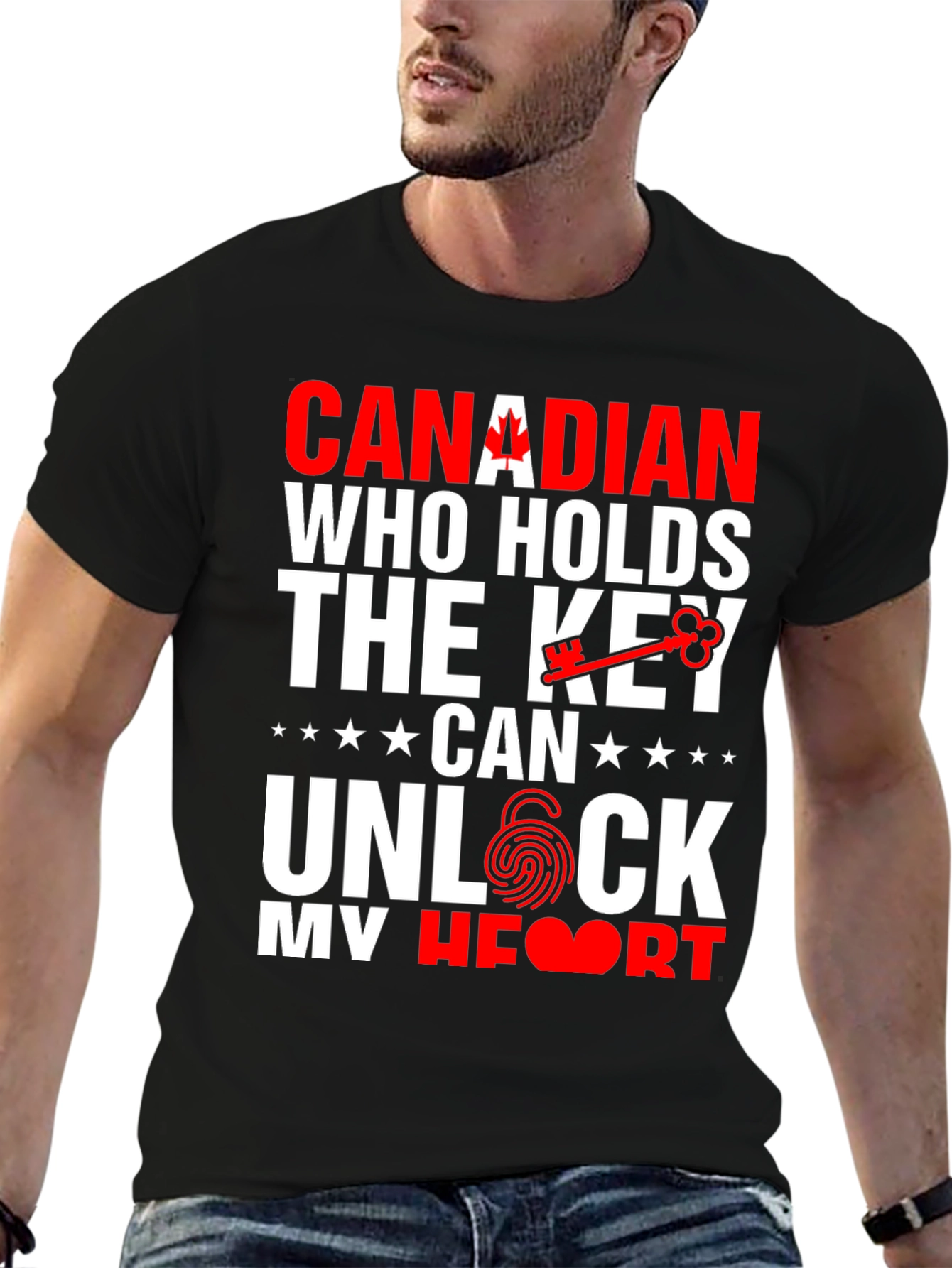 Canadian Heart Unlock T-Shirt