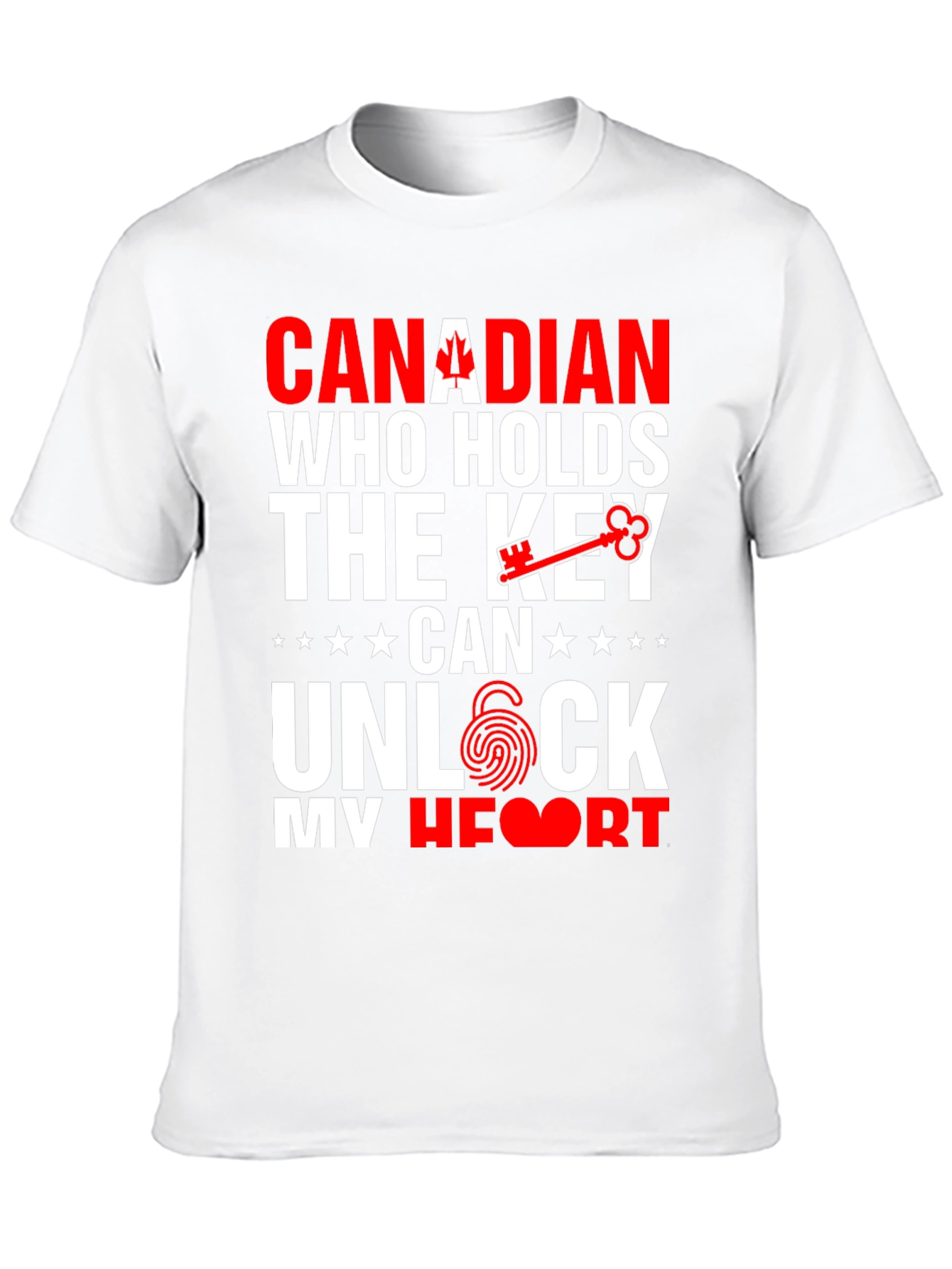 Canadian Heart Unlock T-Shirt