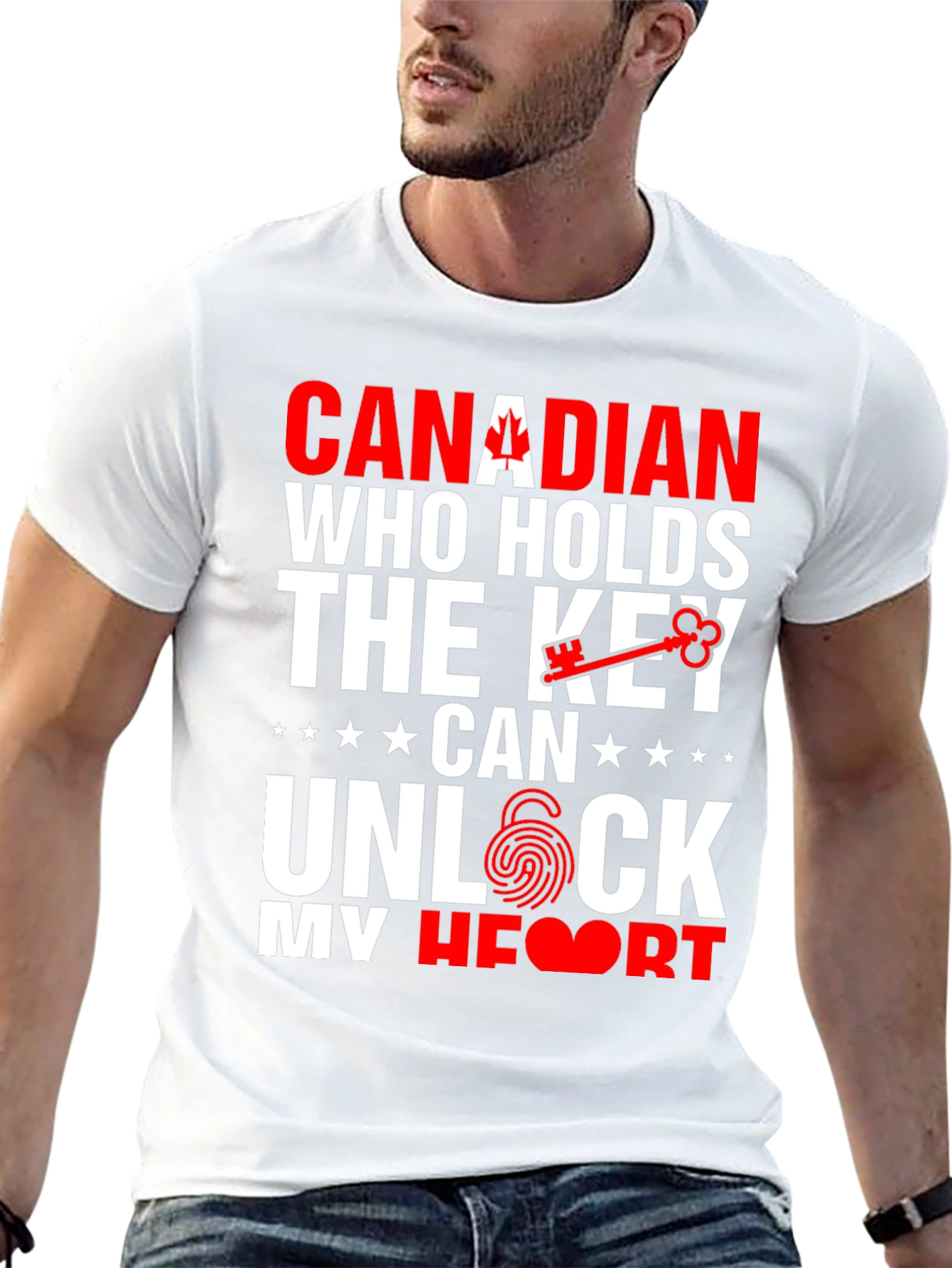 Canadian Heart Unlock T-Shirt